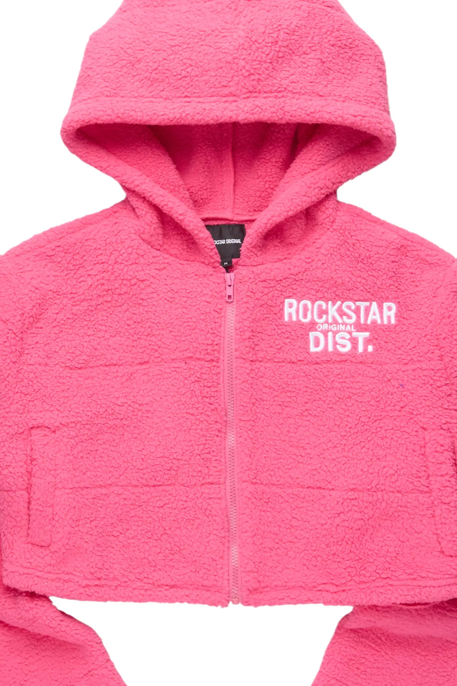 Kimani Hot Pink Sherpa Jacket