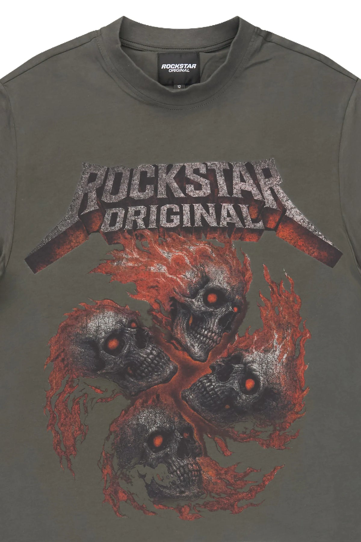 Boys Cayson Charcoal Graphic T-Shirt