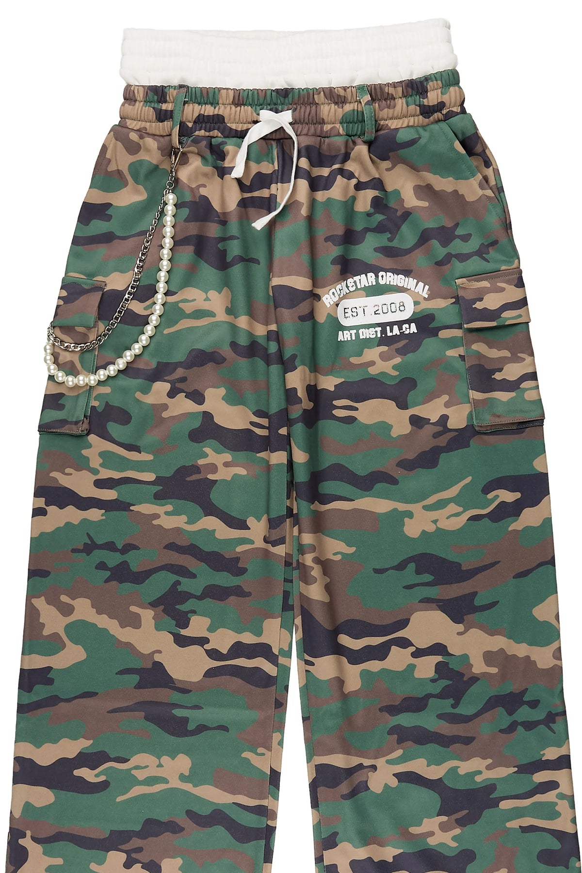 Boys Alexander Camo Double Waisted Super Baggy Track Pant