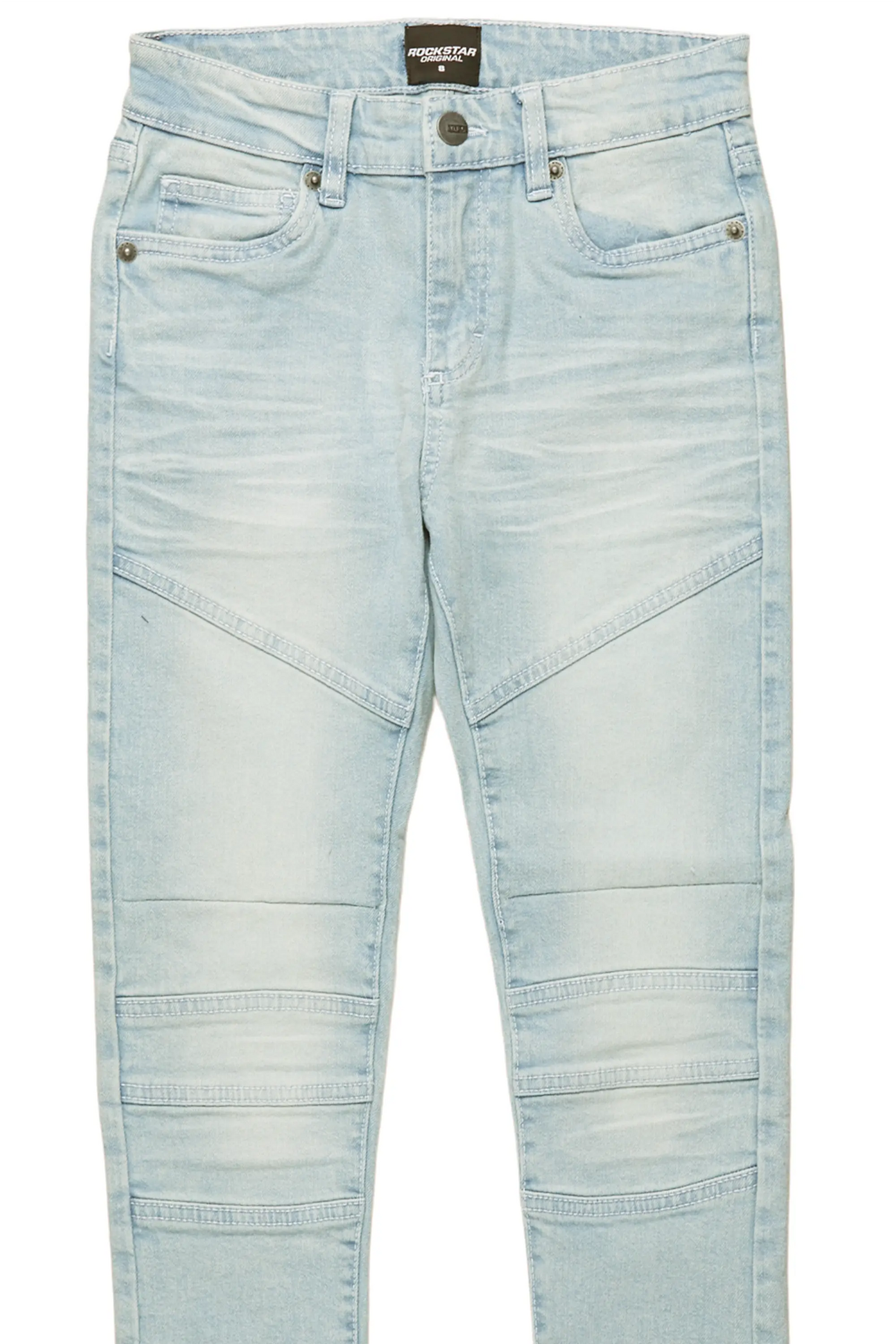 Boys Qito Light Blue Biker Jean