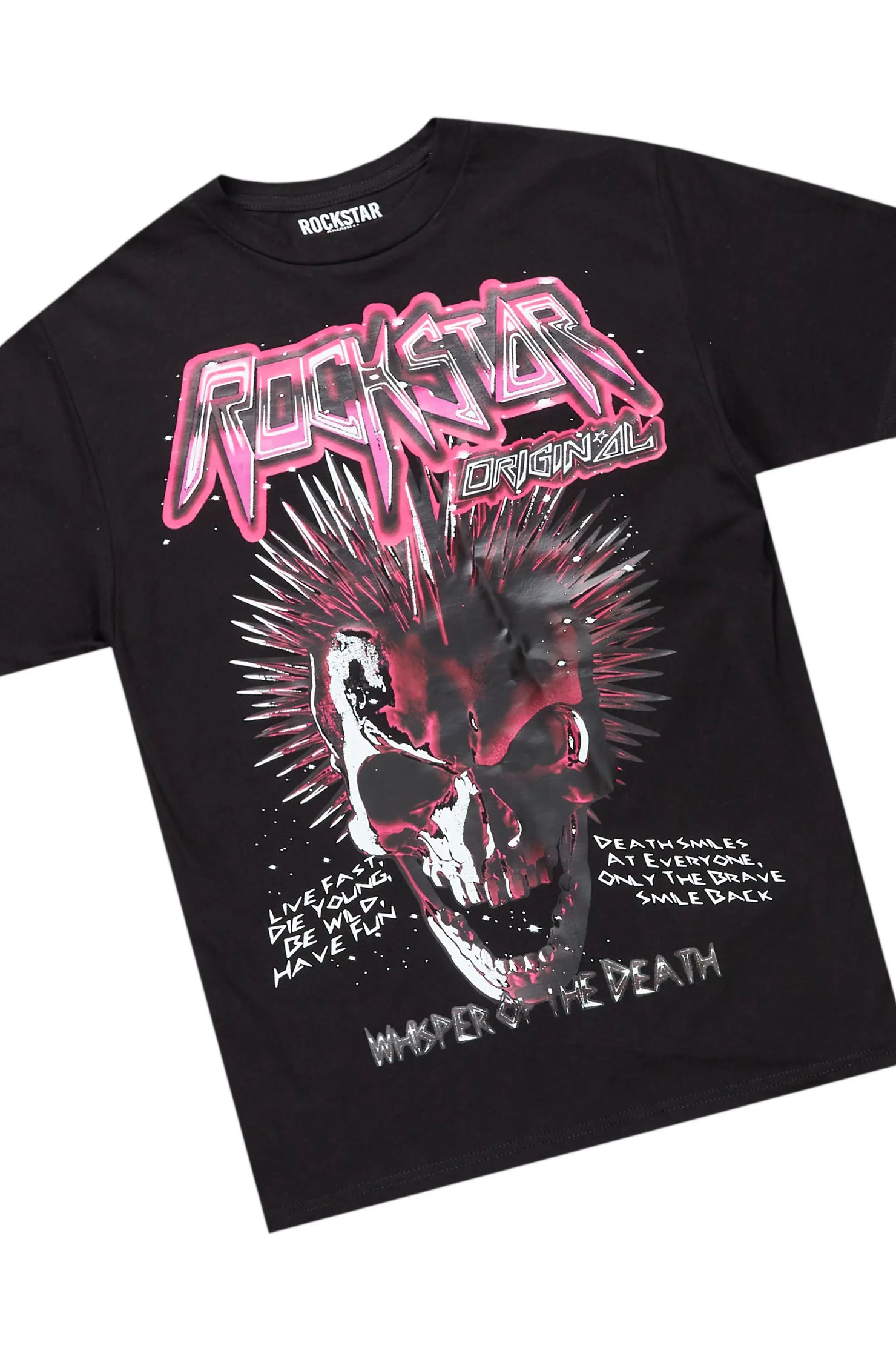 Obern Black T-Shirt Short Set