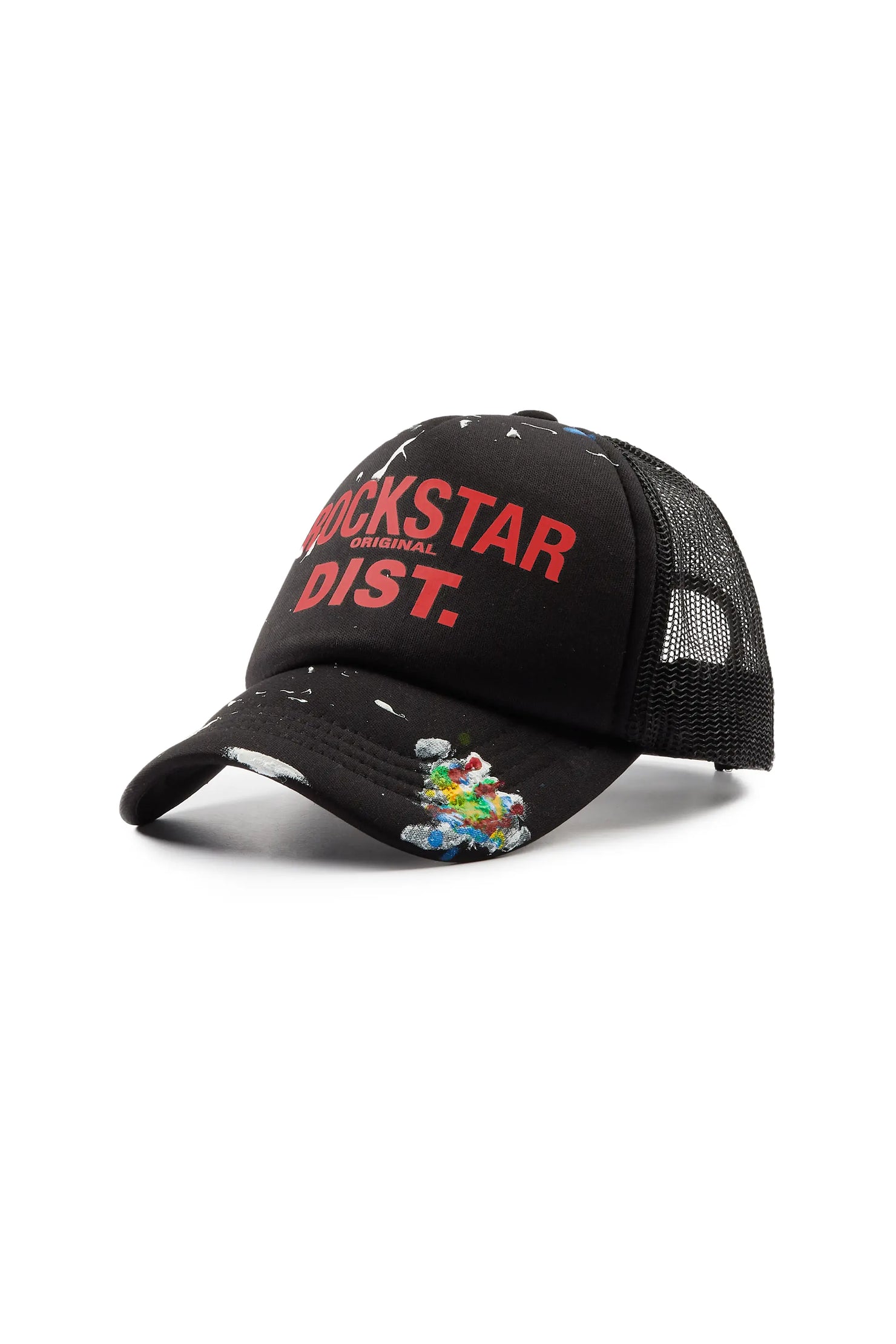 Boys Neptune Black/Red Trucker Hat