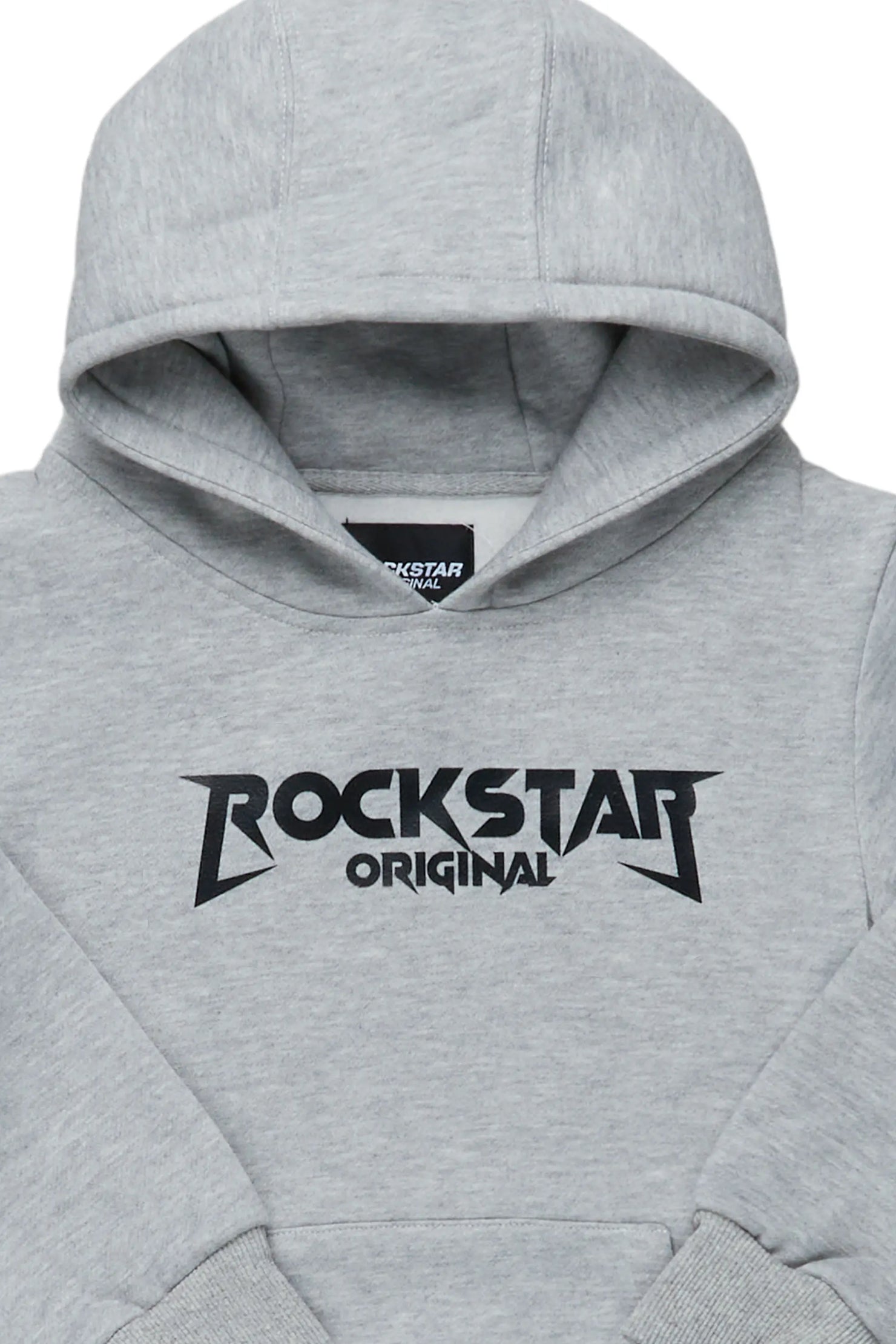 Boys Roman Grey Graphic Hoodie