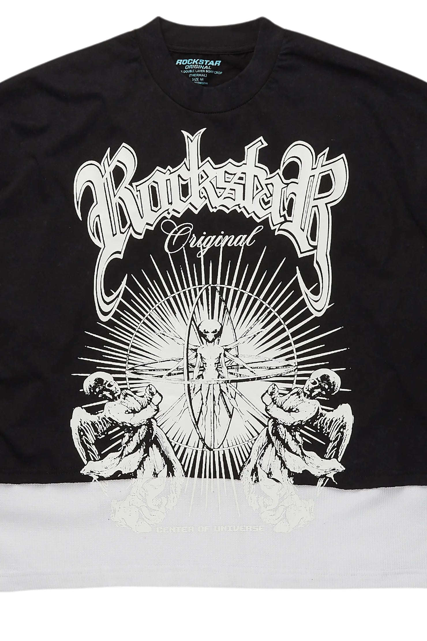 Ala Black/White Double Layer T-Shirt