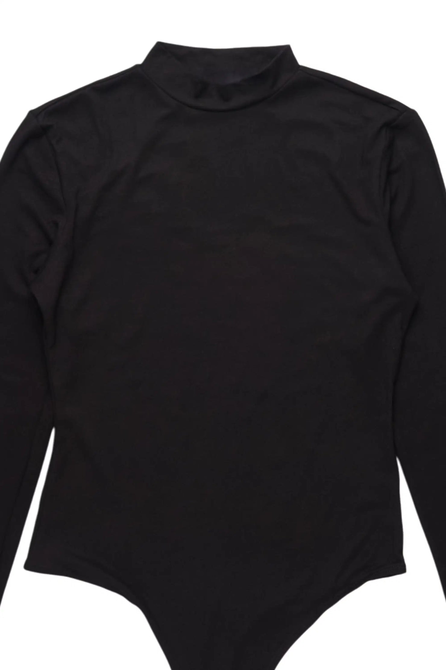 Keishia Black Long Sleeve Bodysuit