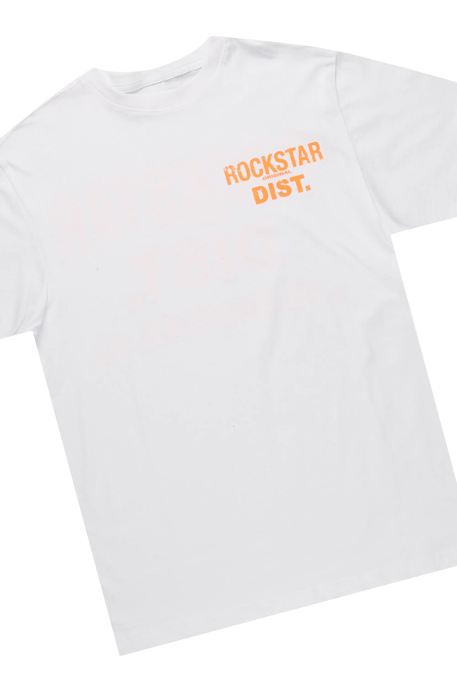 Bard White/Orange T-Shirt/Slim Fit Track Set
