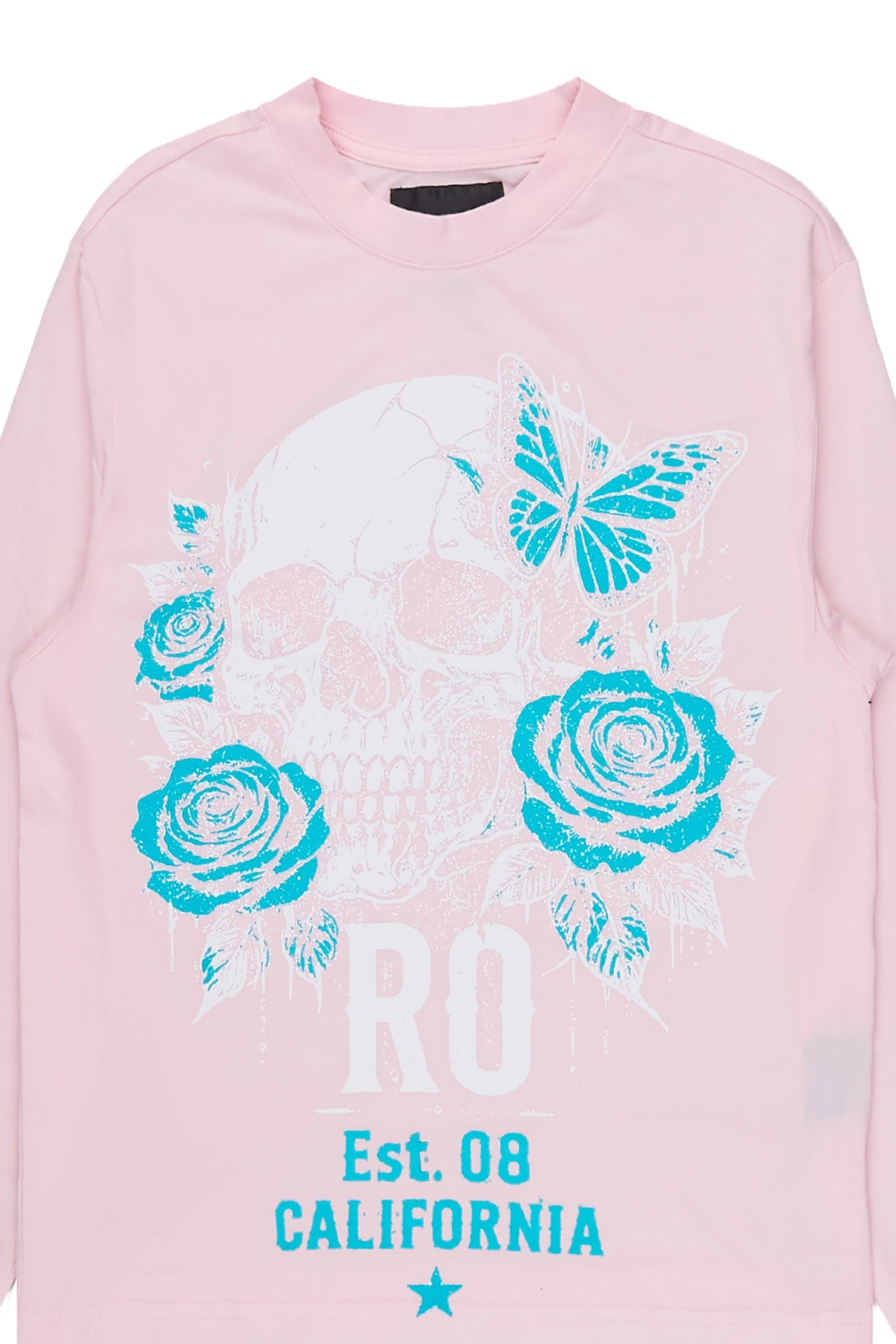 Girls Marsy Light Pink Long Sleeve T-Shirt