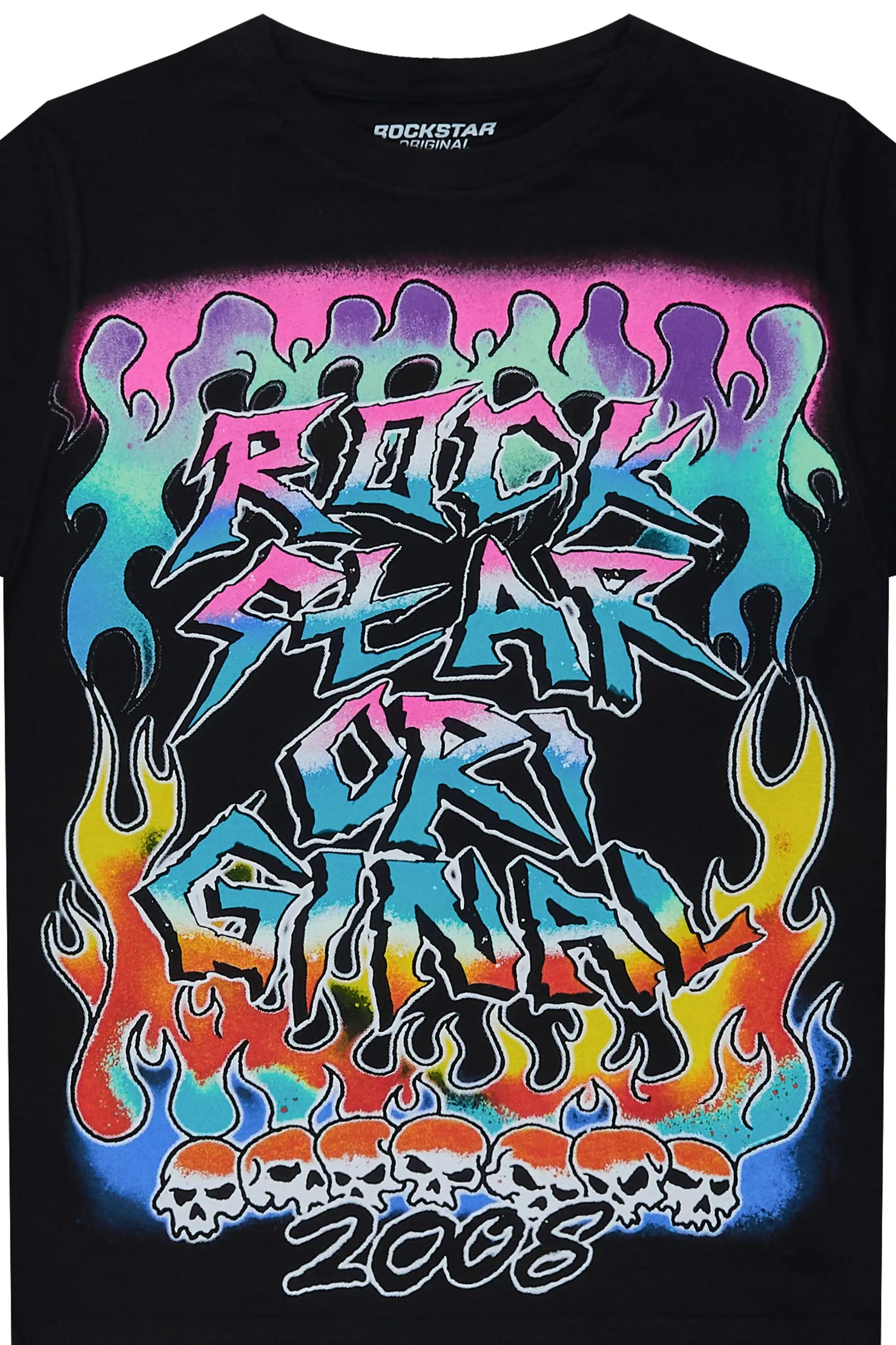 Boys Ebbe Black Graphic T-Shirt