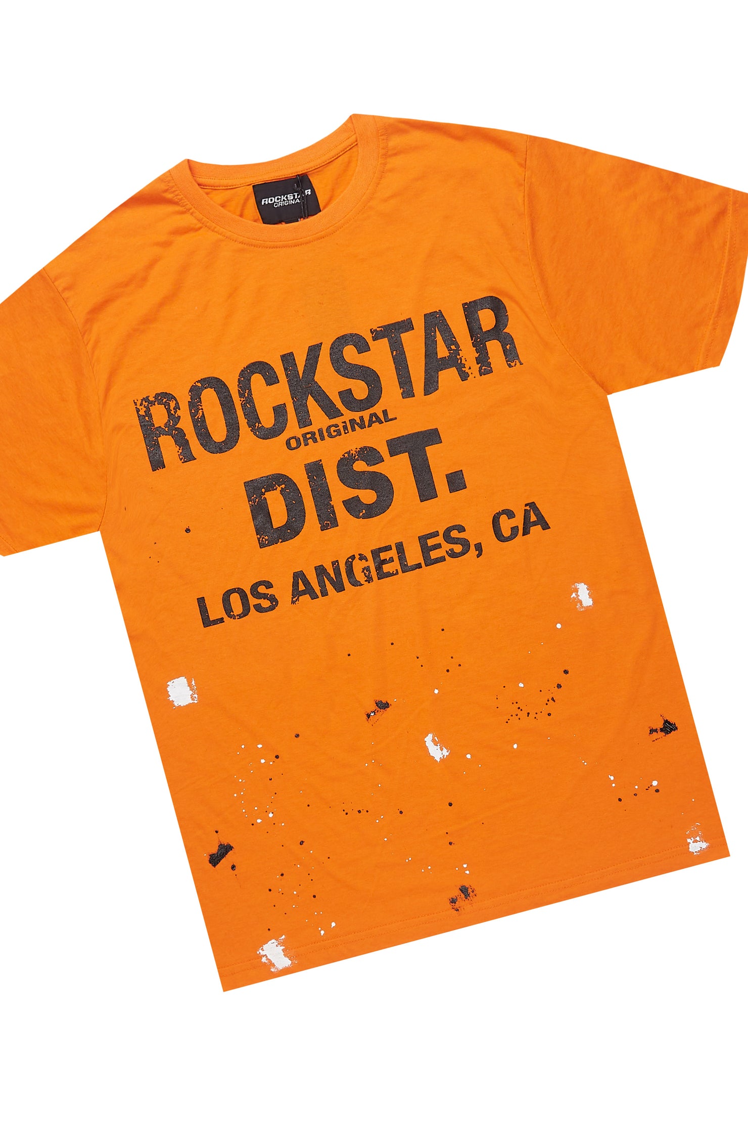 Scottie Orange Painter T-Shirt/Short Set