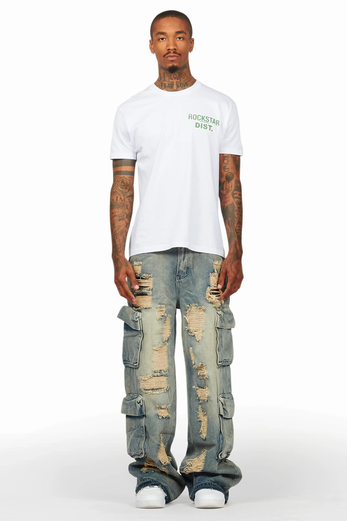 Peppe Blue Baggy Fit Jean