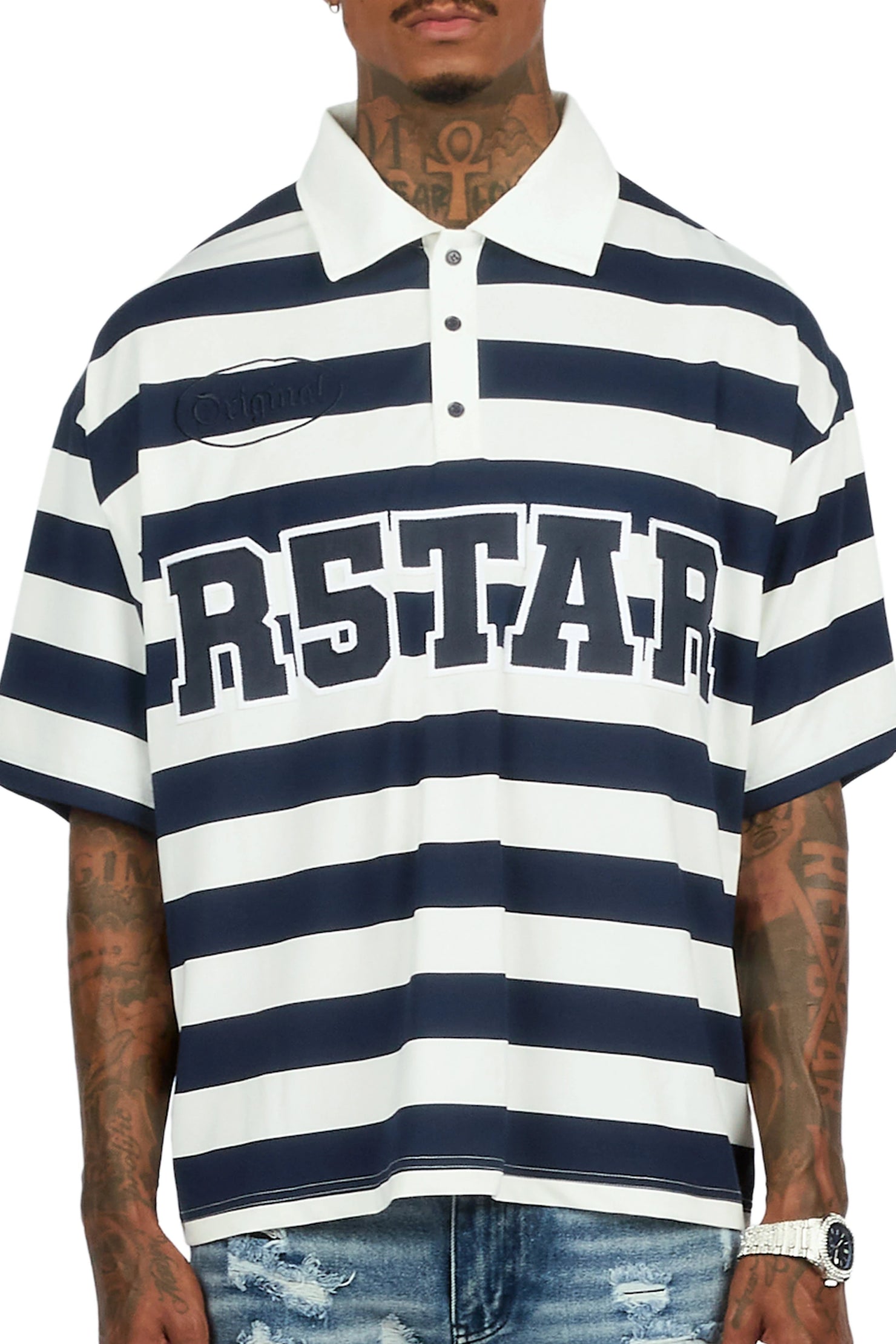 Fintan Navy Polo Shirt