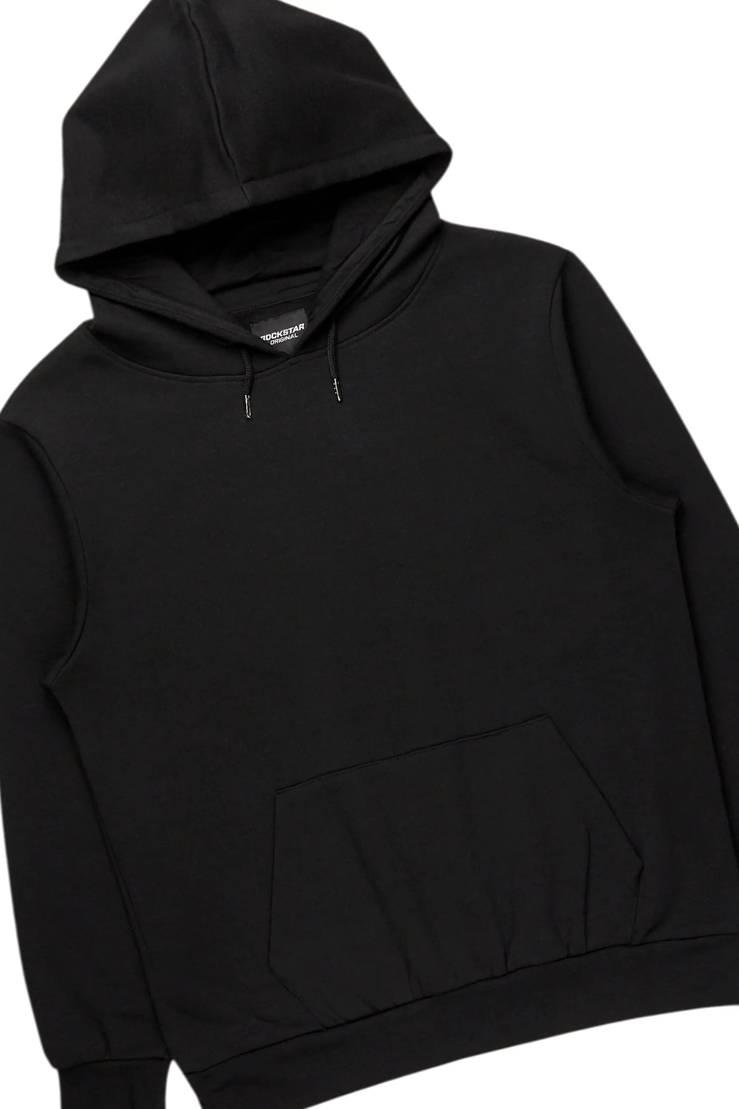 Basic Black/Red Hoodie/Stacked Flare Track Set