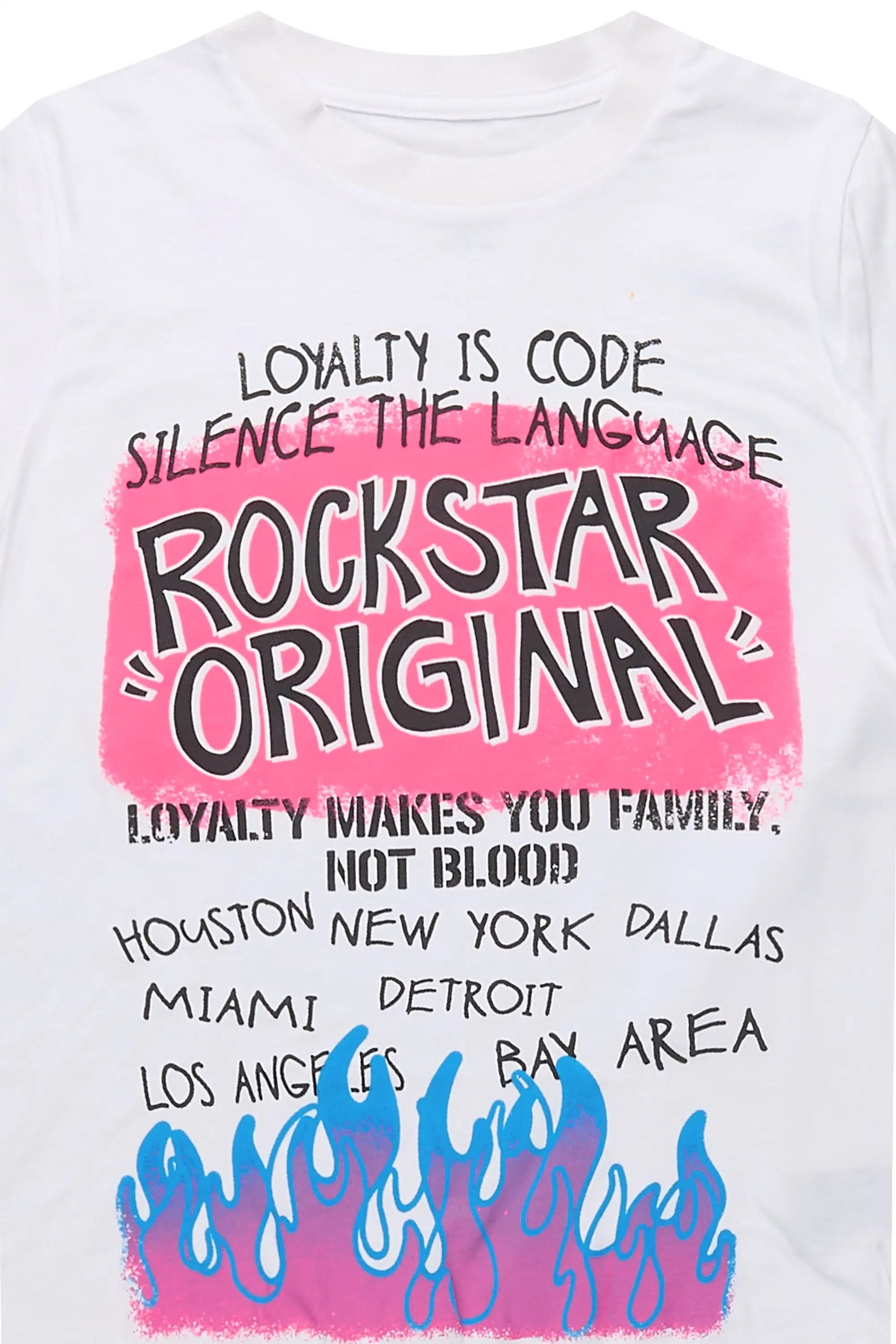 Girls Bridgette White Graphic T-Shirt