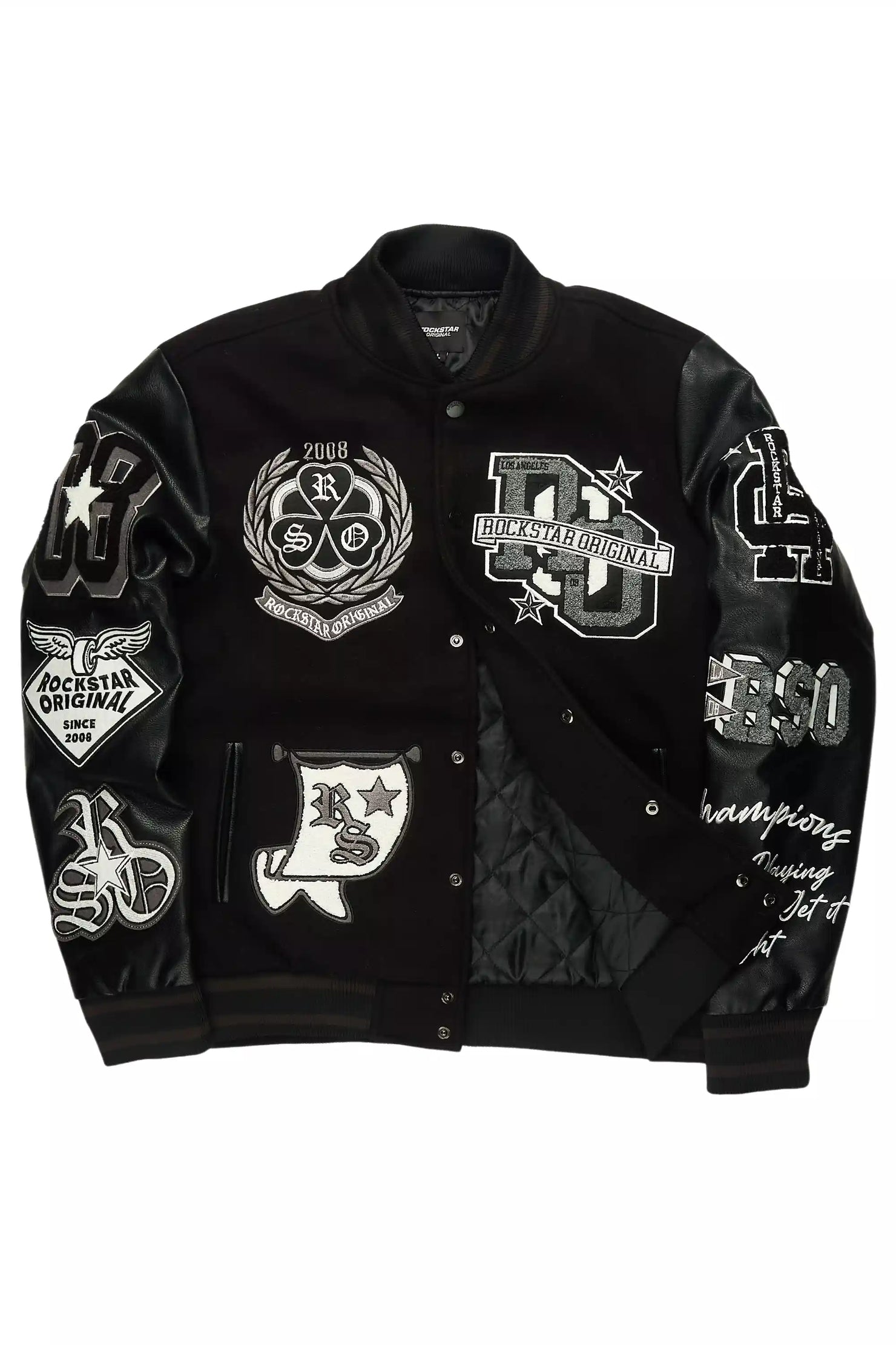 Gallant Black Varsity Jacket