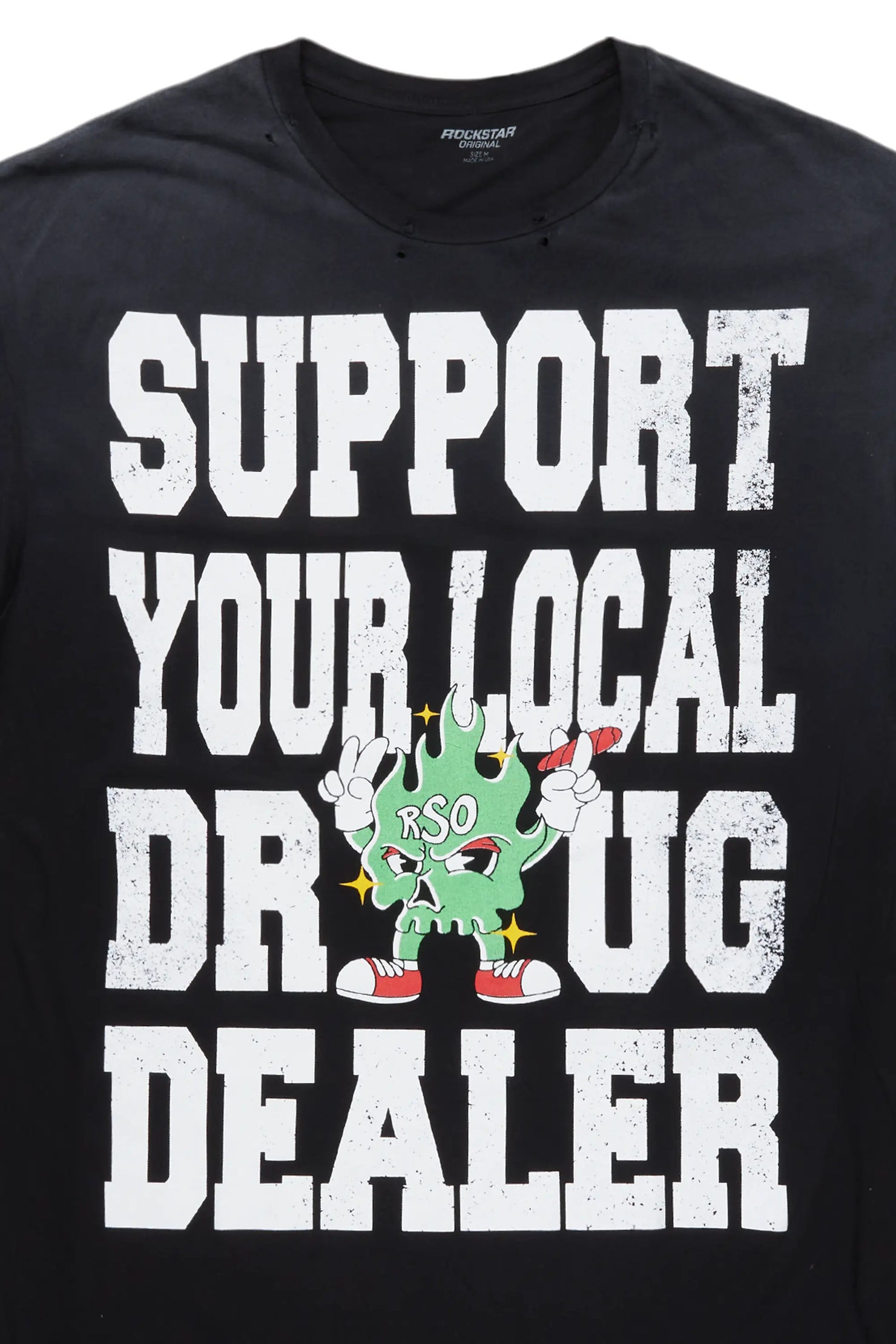 Mareona Black Oversized T-Shirt