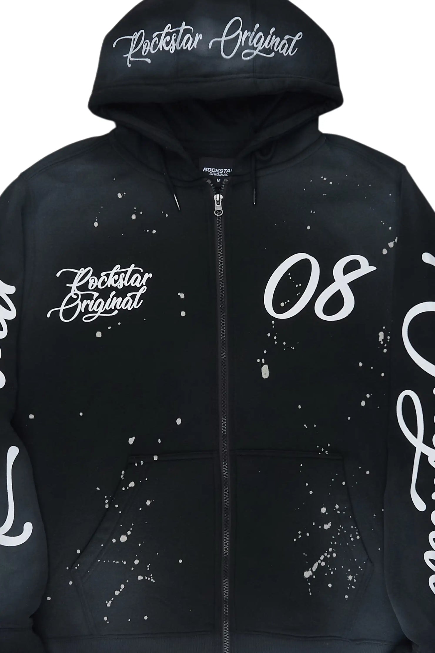 Nakesha 2.0 Vintage Black Zip Up Hoodie