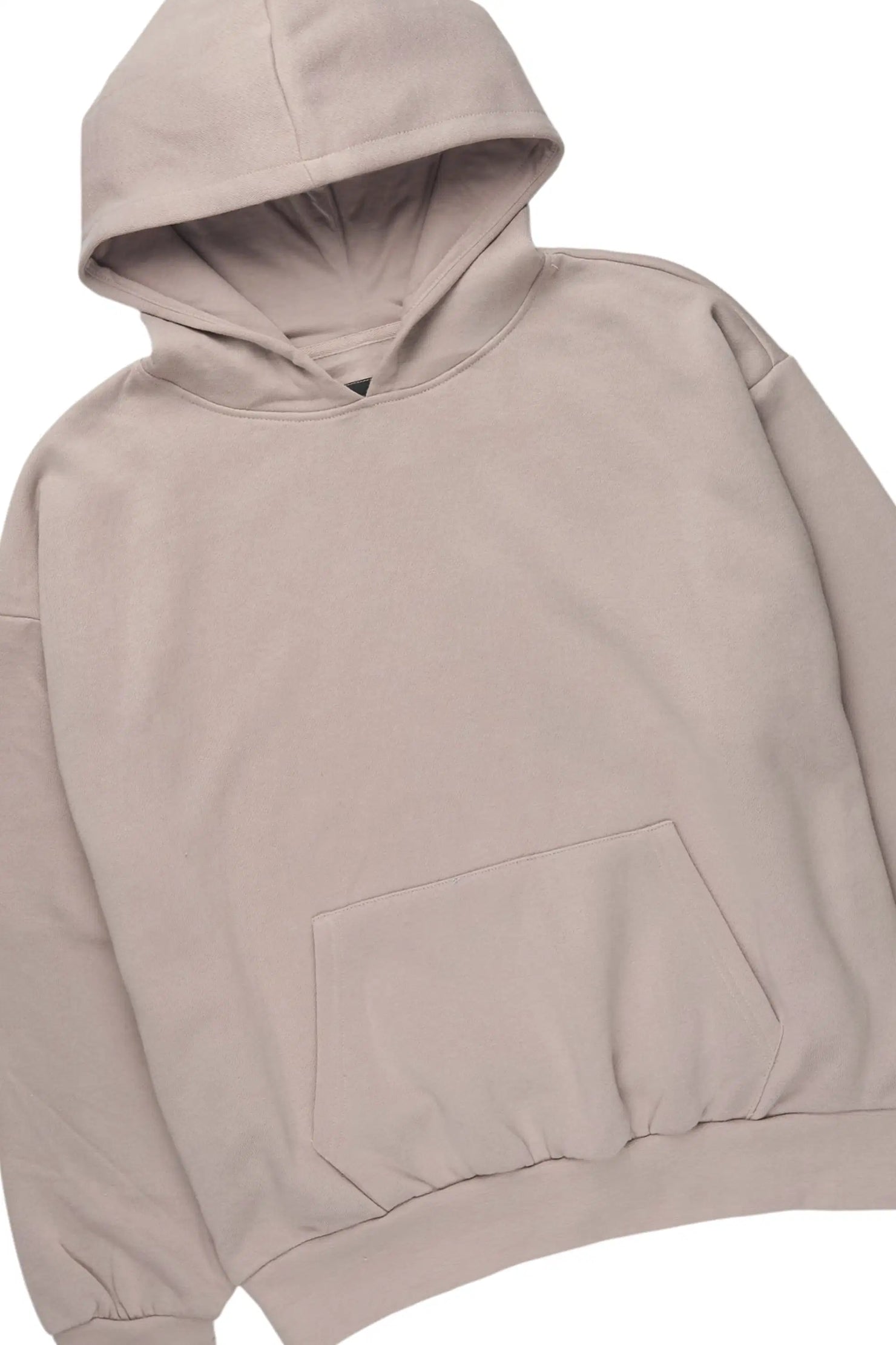 Basic Taupe Hoodie Relaxed Track Set