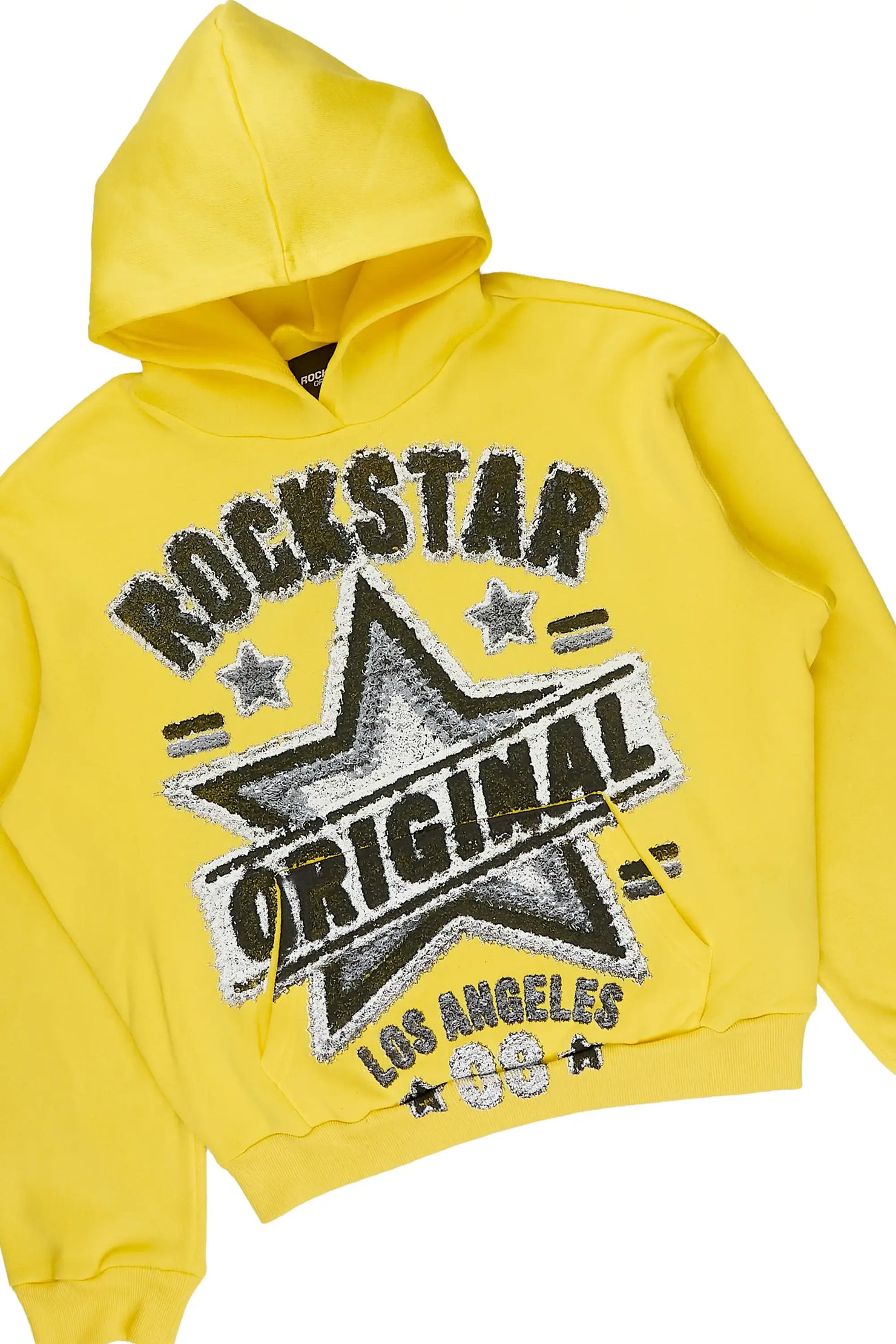 Boys Basilisk Yellow/Black Hoodie Track Set