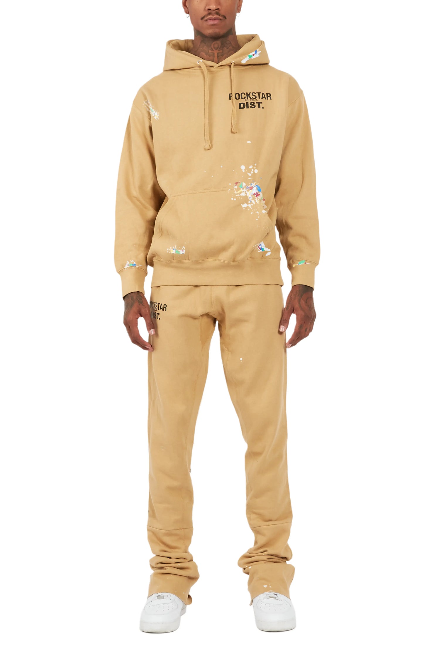 Rockstar Art Dist. Beige Super Stacked Track Set