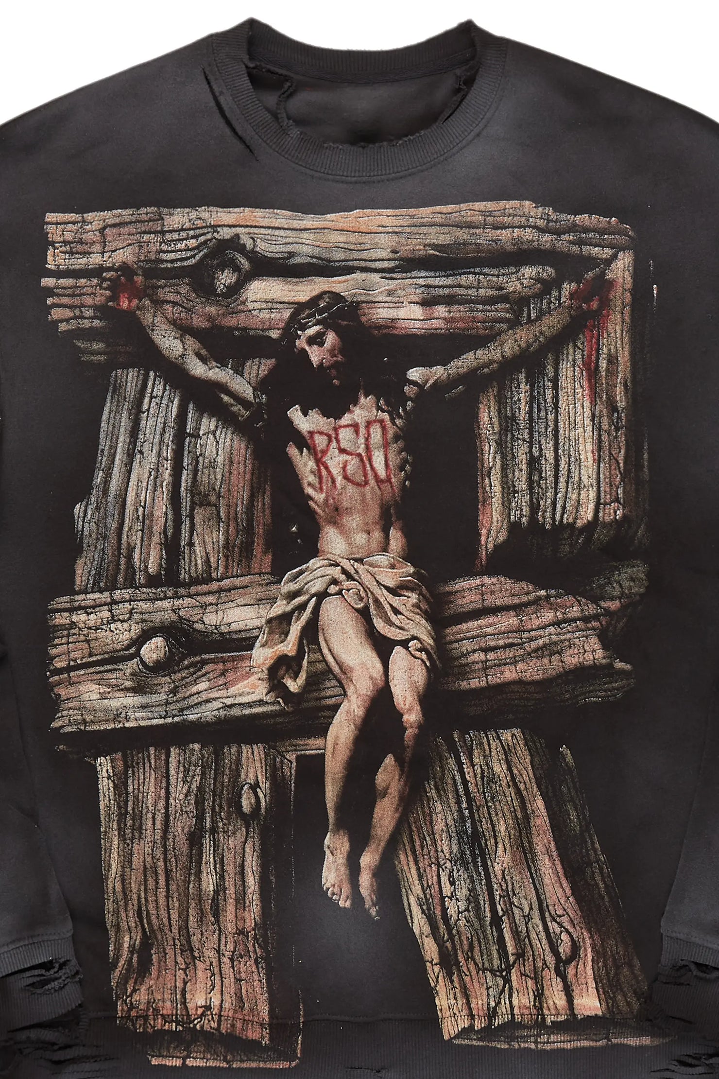 Deadra Black Crewneck