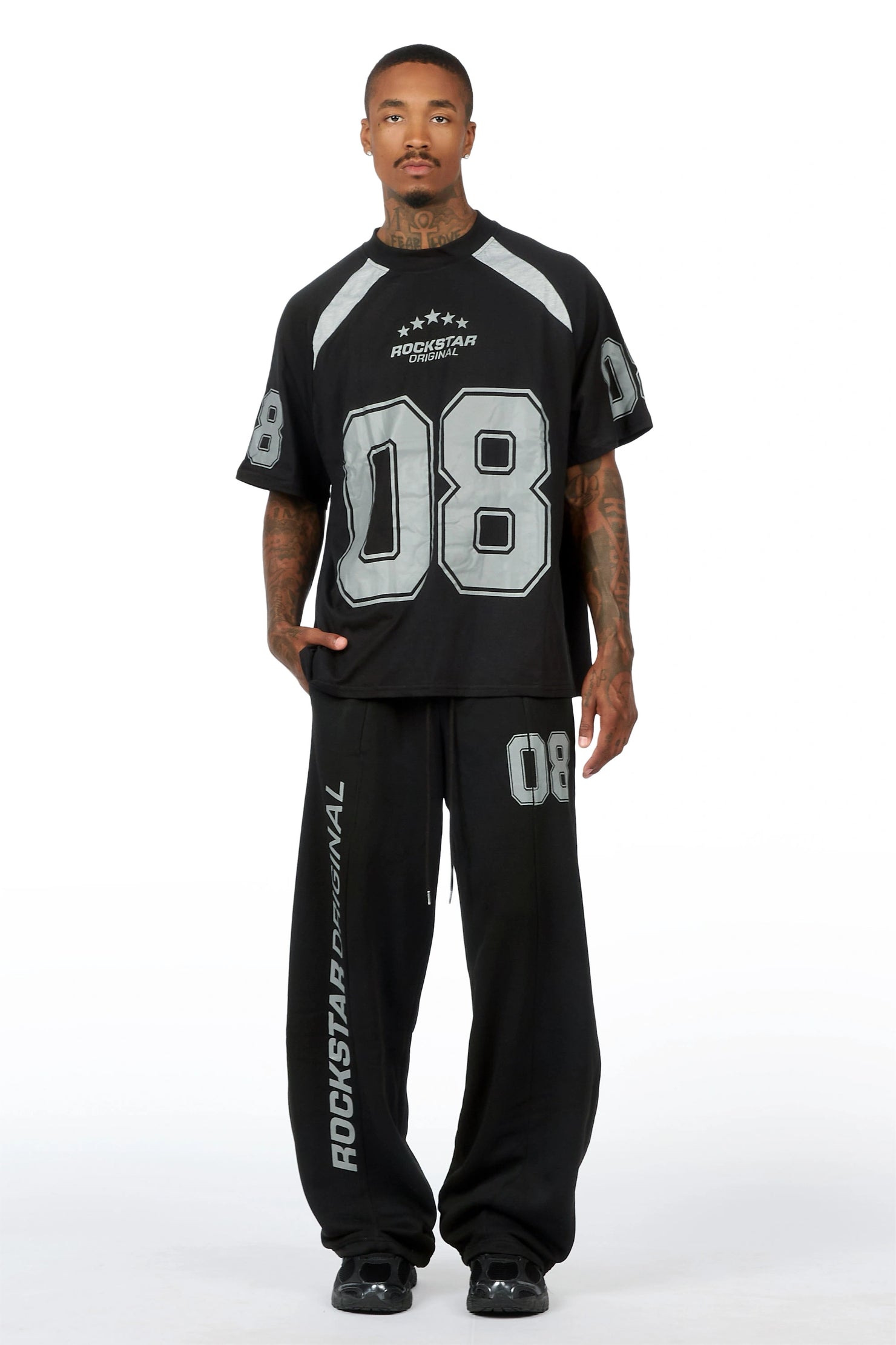 Wenner Black T-Shirt/Barrel Fit Set