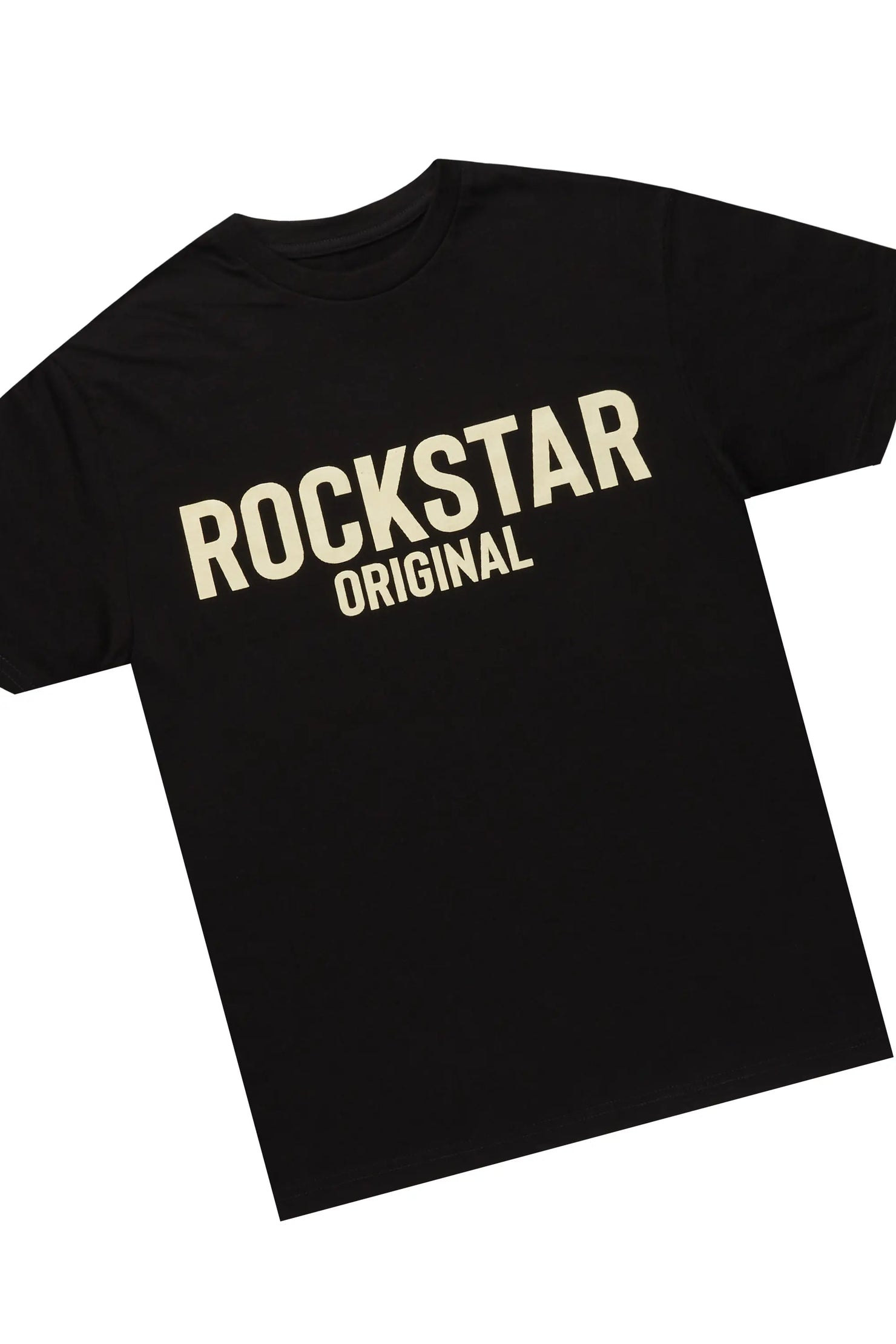 Ameera Black T-Shirt Short Set