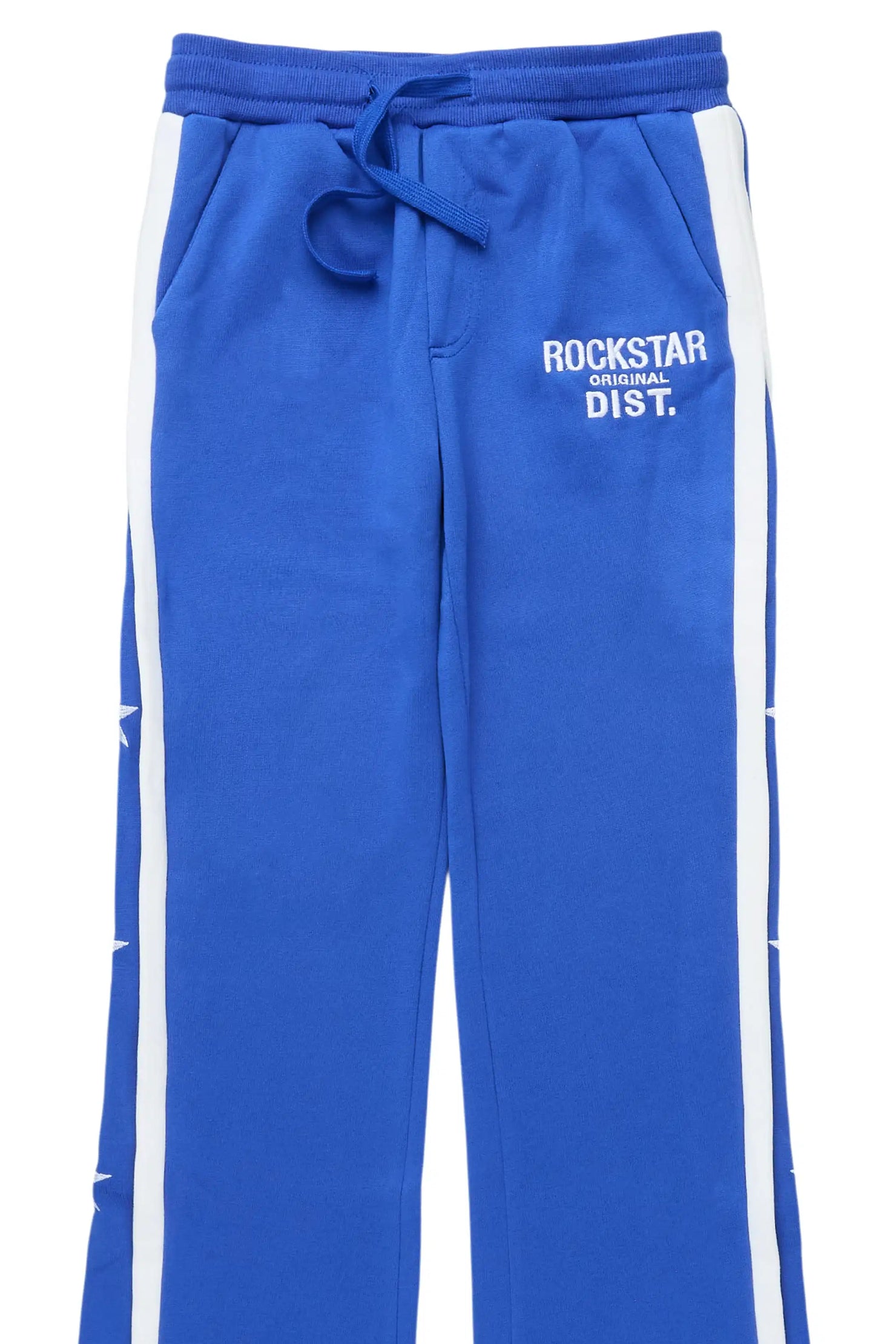 Boys Arkady Royal Stacked Flare Track Pant