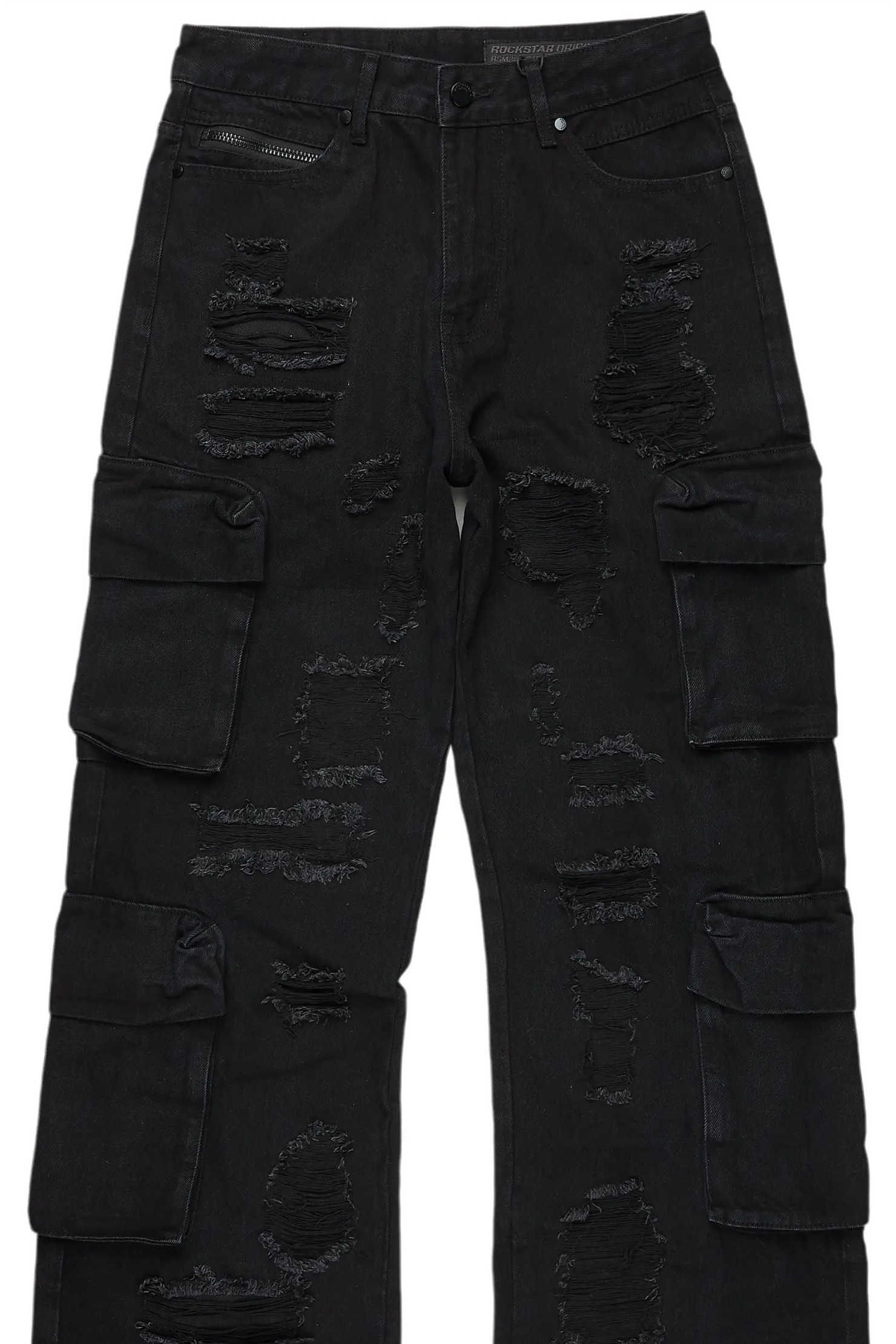 Peppe Black Baggy Fit Jean