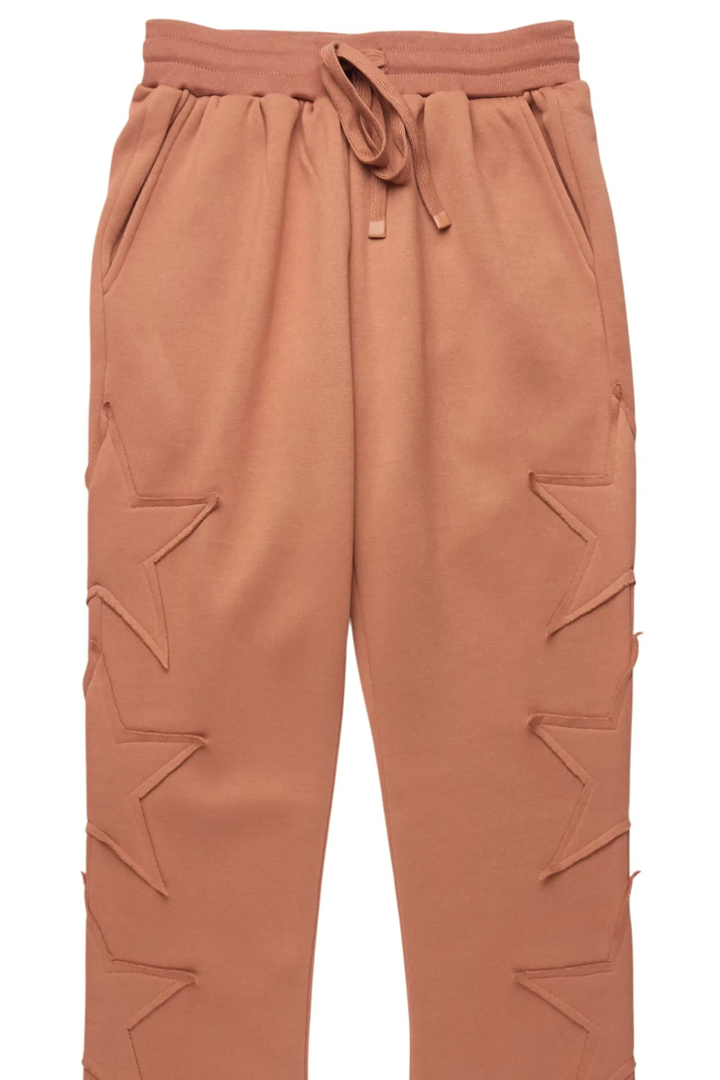 Sinayah Mocha Stacked Track Pant