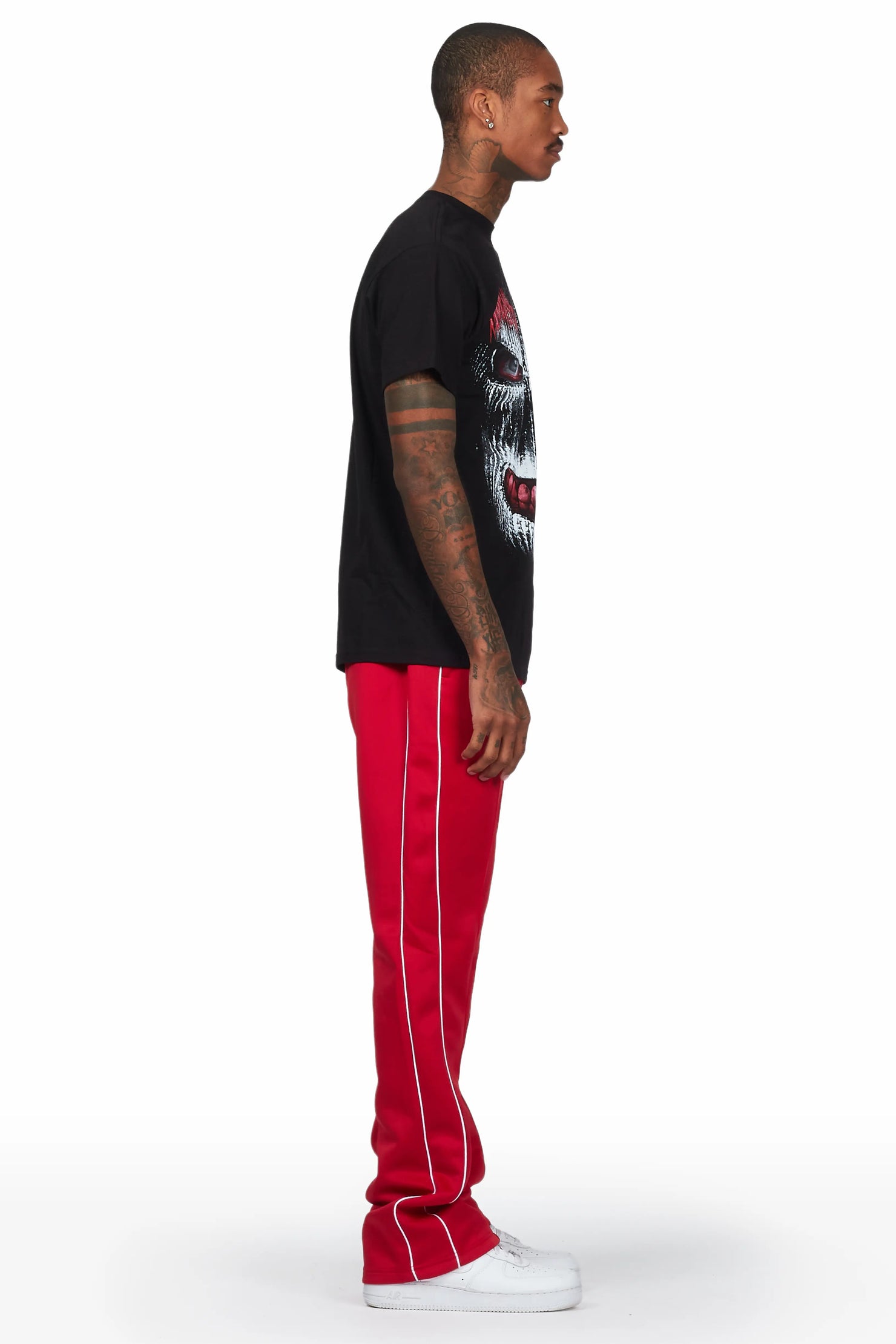 Monstre Black/Red T-Shirt/Stacked Track Set
