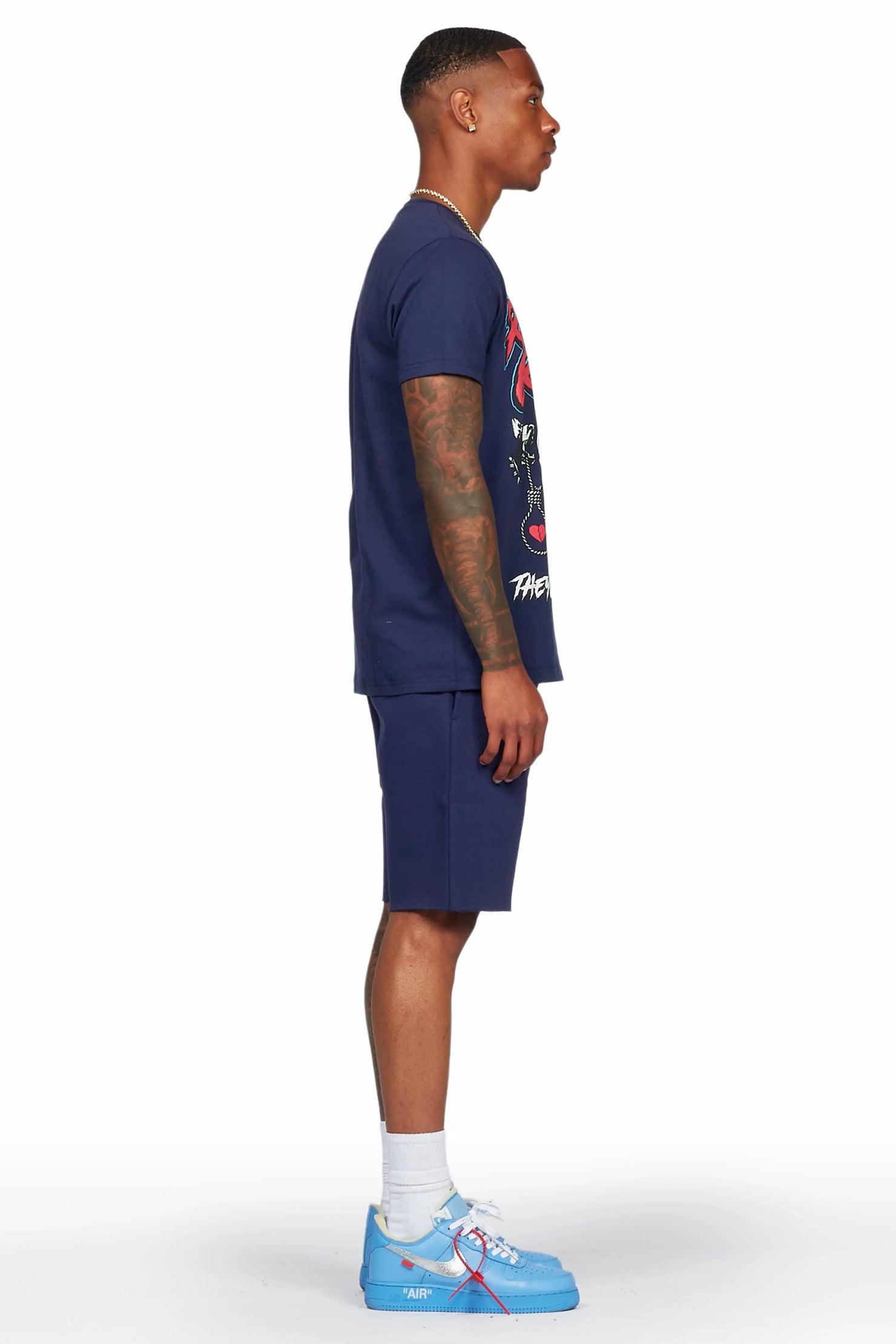 Clava Navy T-Shirt/Short Set