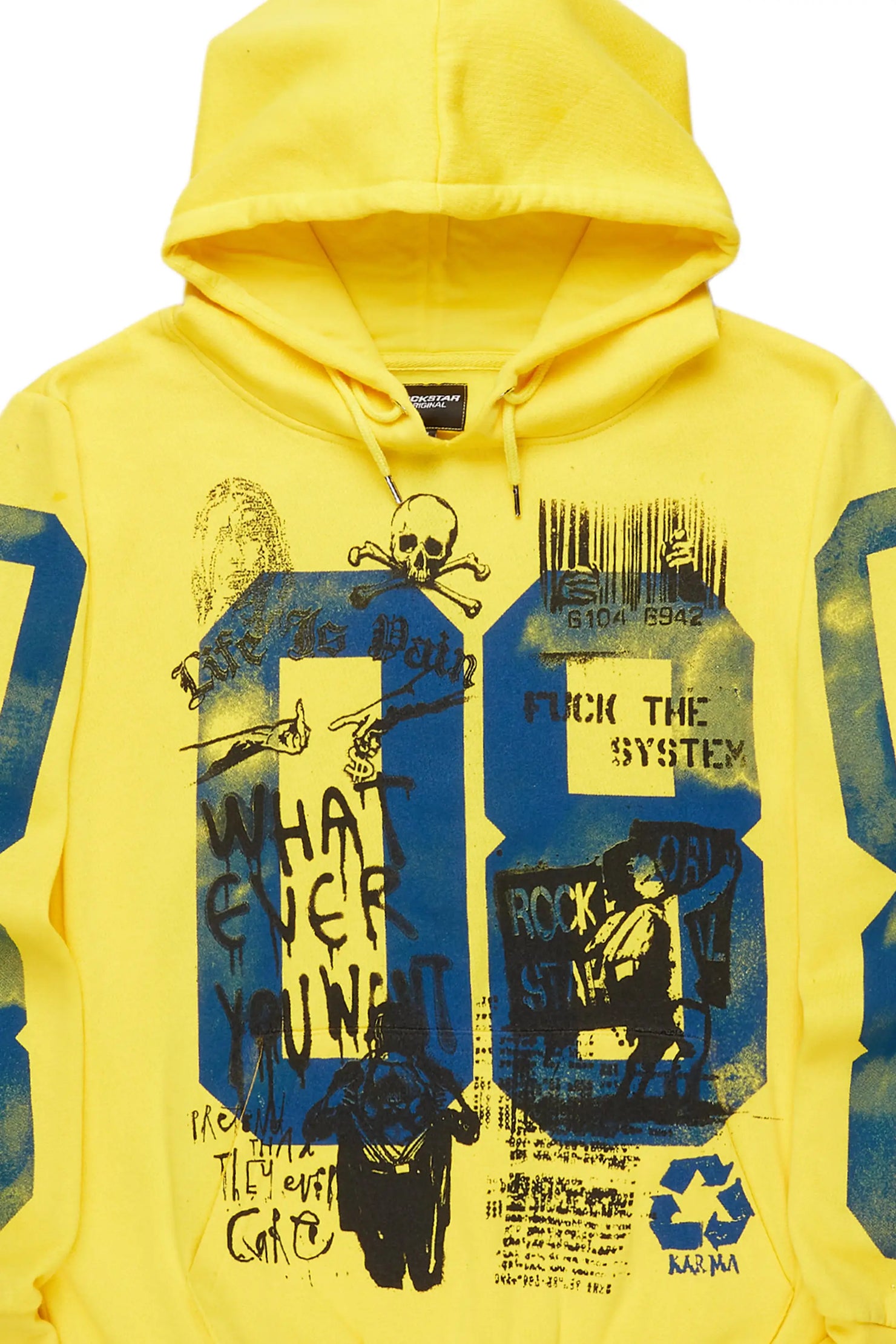Grill Yellow Graphic Hoodie