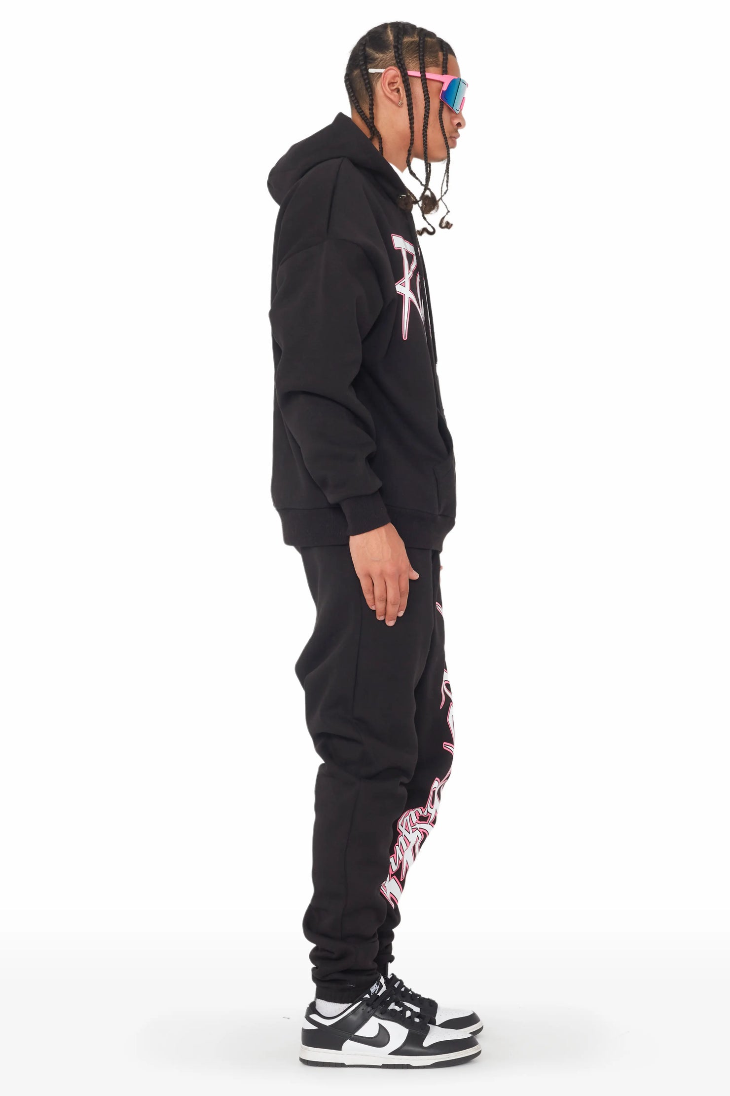 Kalibre Black Relaxed Fit Track Set