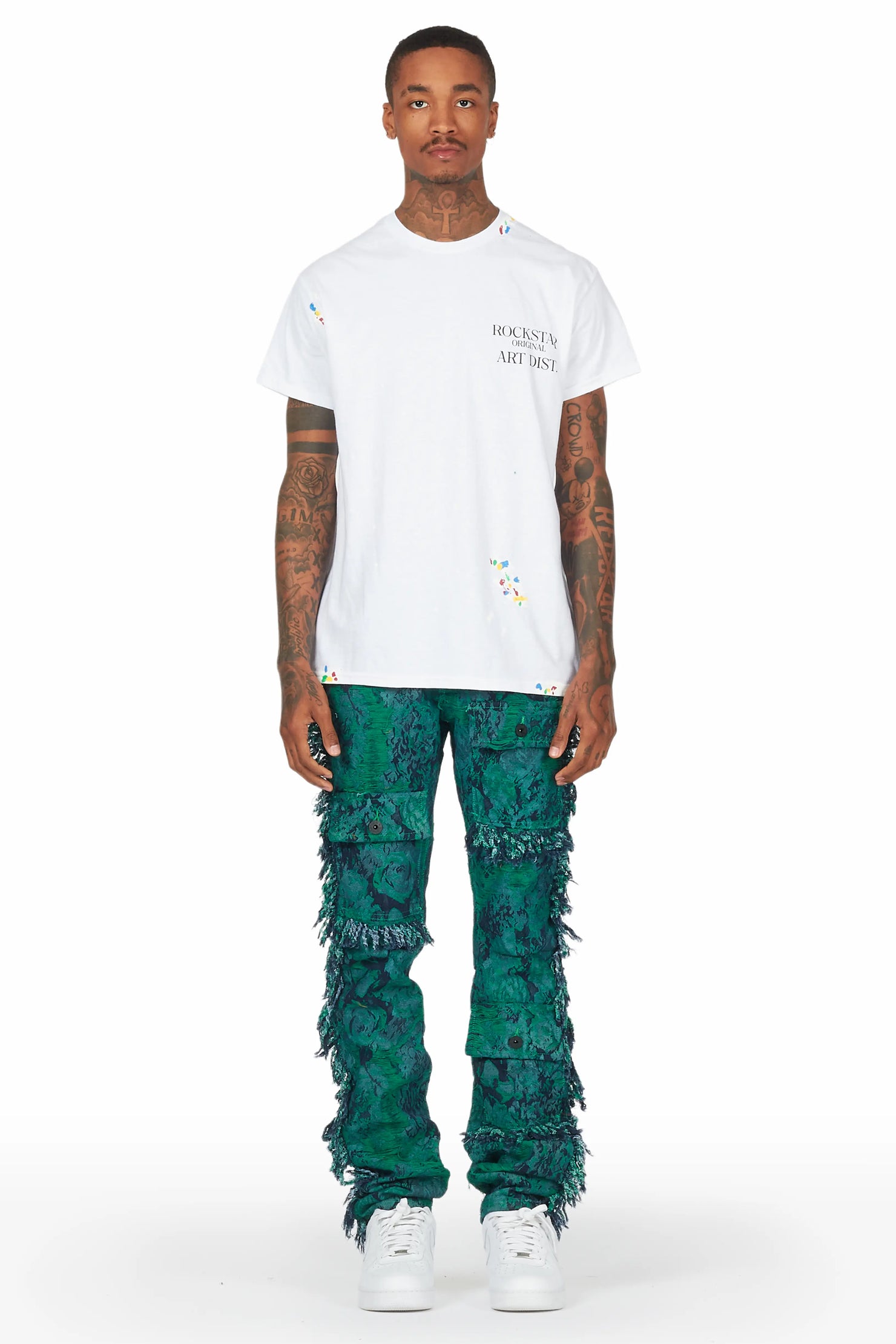 Kaleo Green Tapestry Pants