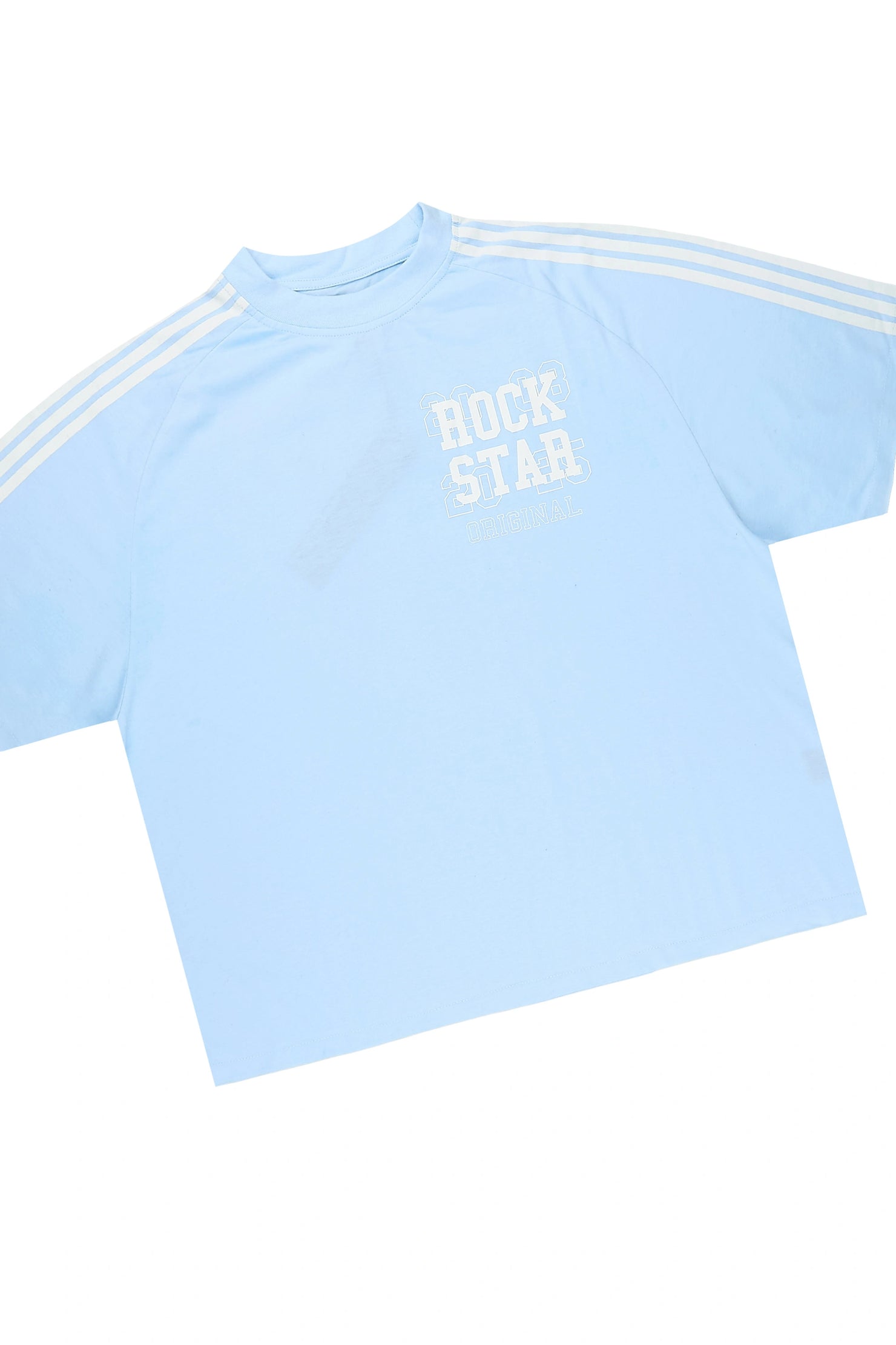 Berco Light Blue T-Shirt/Double Waisted Baggy Track Set