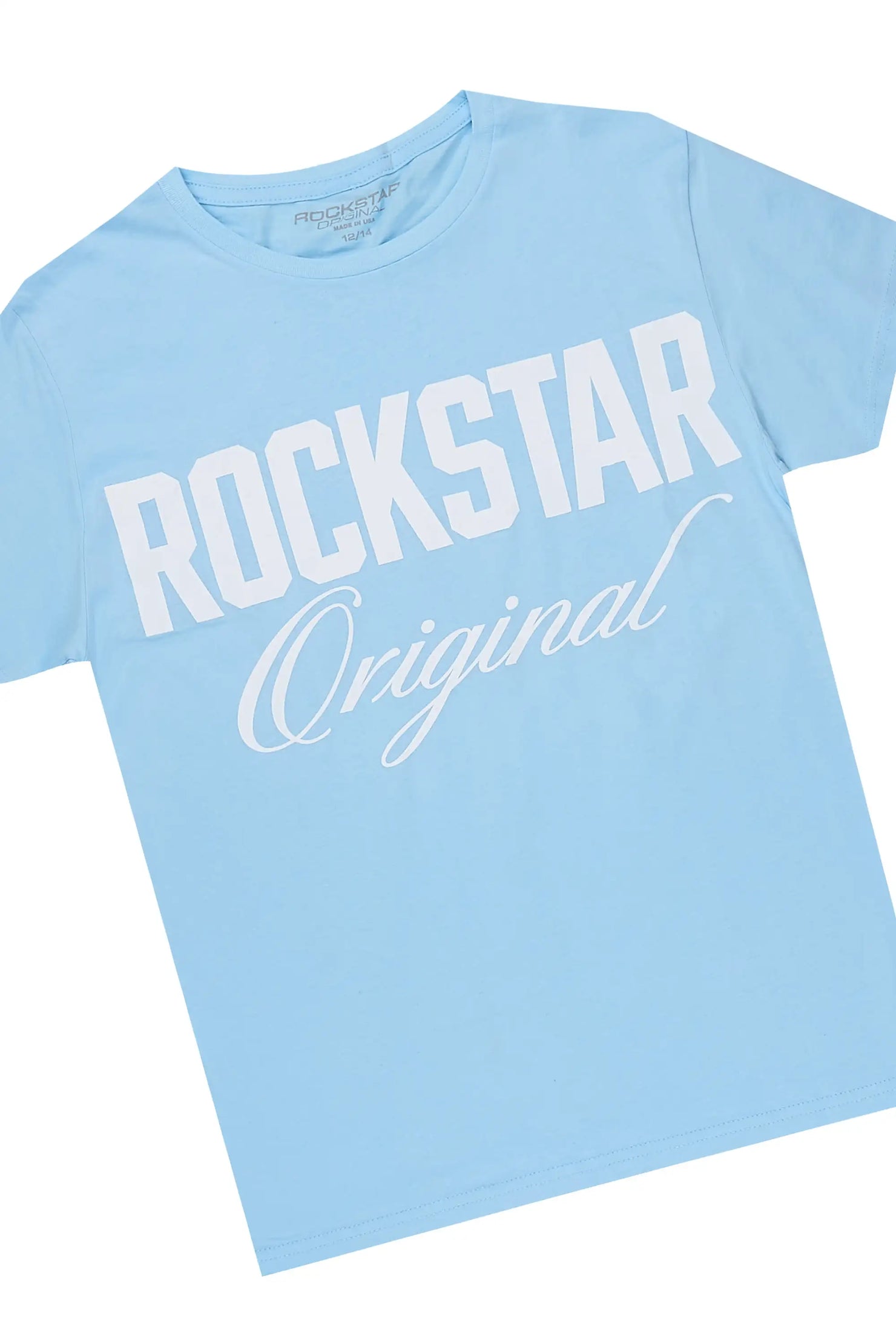 Boys Jett Light Blue T-Shirt Baggy Jean Set
