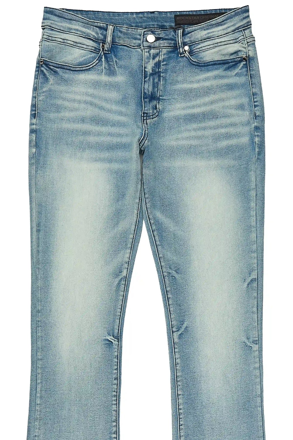 Gambill Medium Blue Stacked Jean