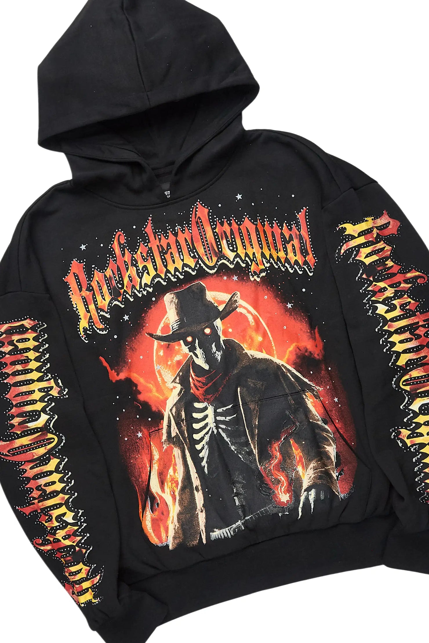 Lexx Black Hoodie/Baggy Pant Track Set