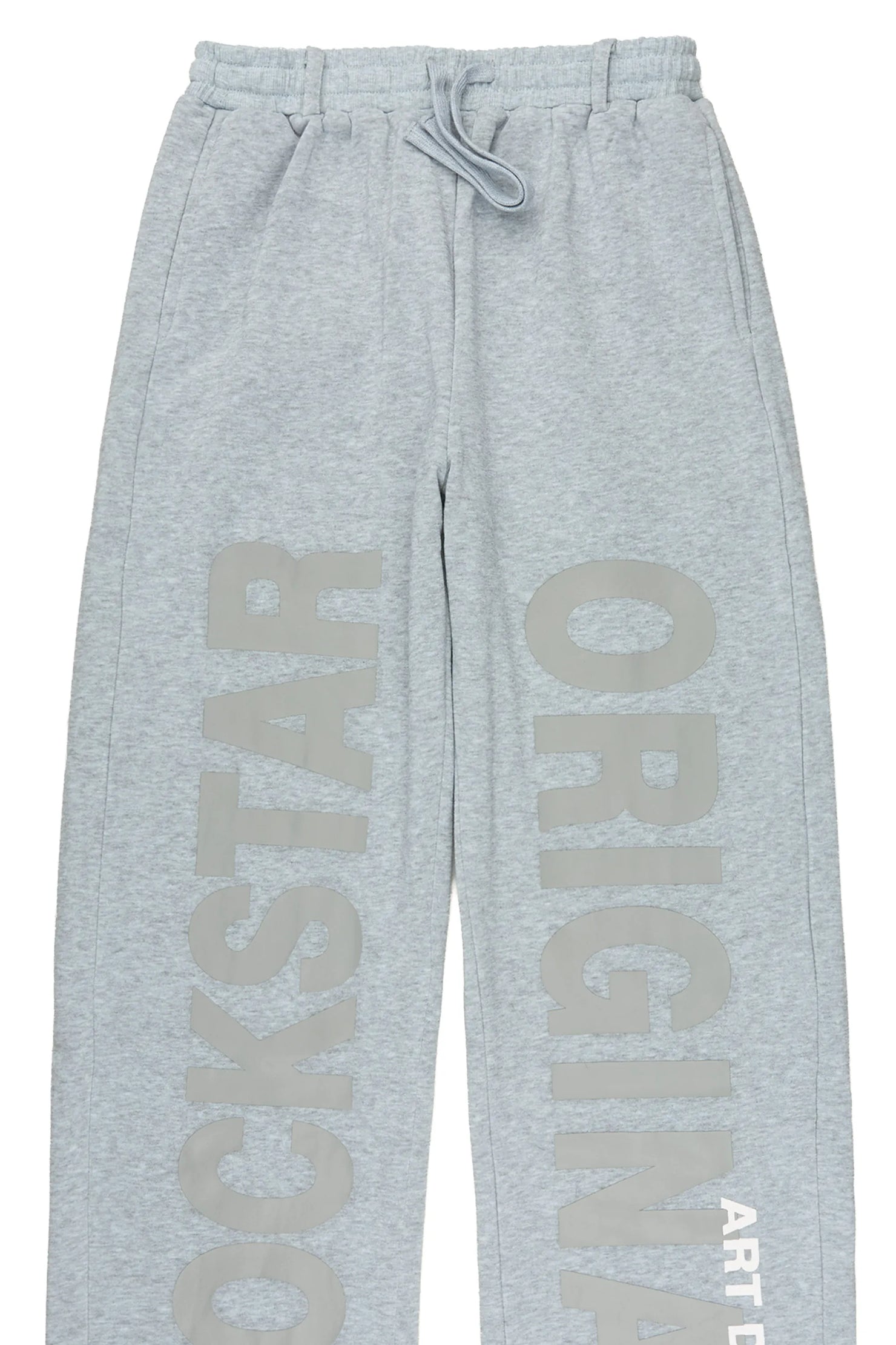 Boys Hazy Heather Grey Super Baggy Track Pant