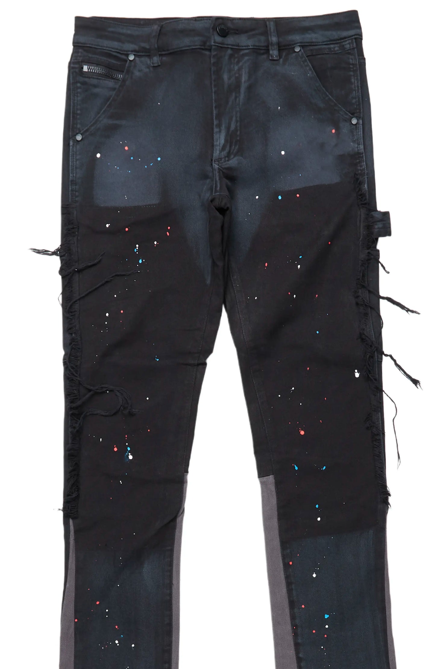 Serrano Black Super Stacked Jean