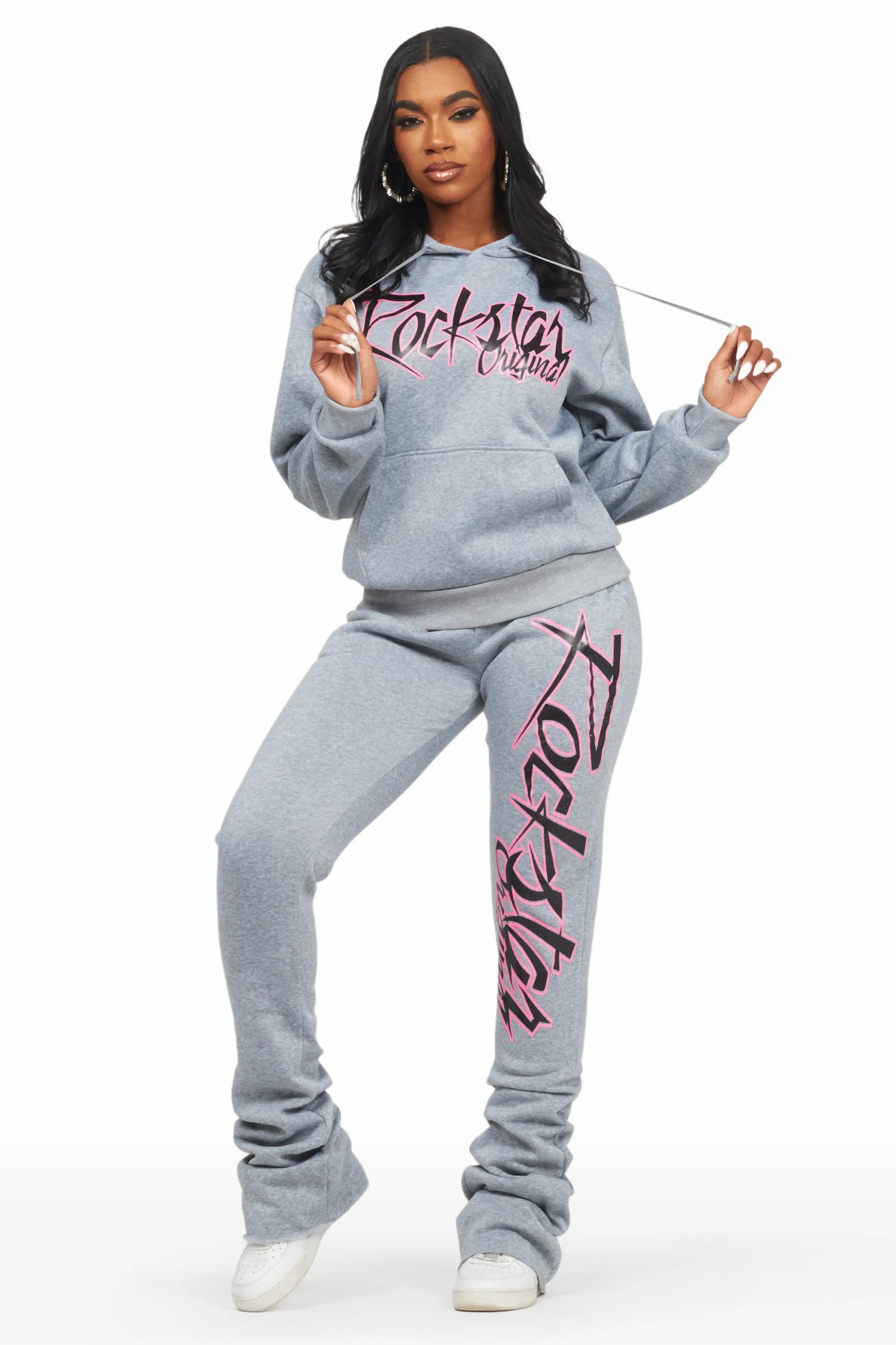 Nicola Heather Grey Super Stacked Trackset