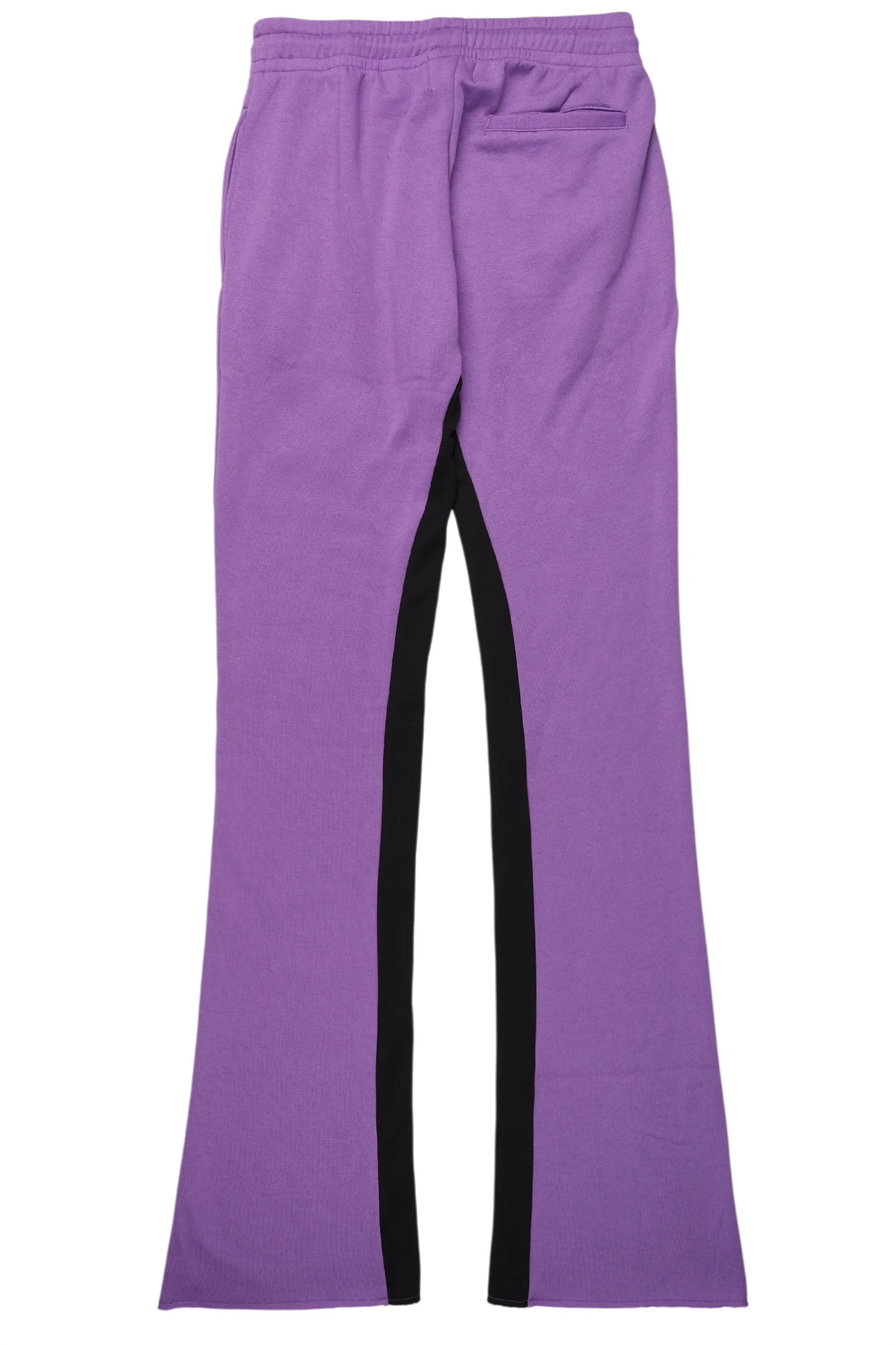 Uko Purple Stacked Baggy Track Pant
