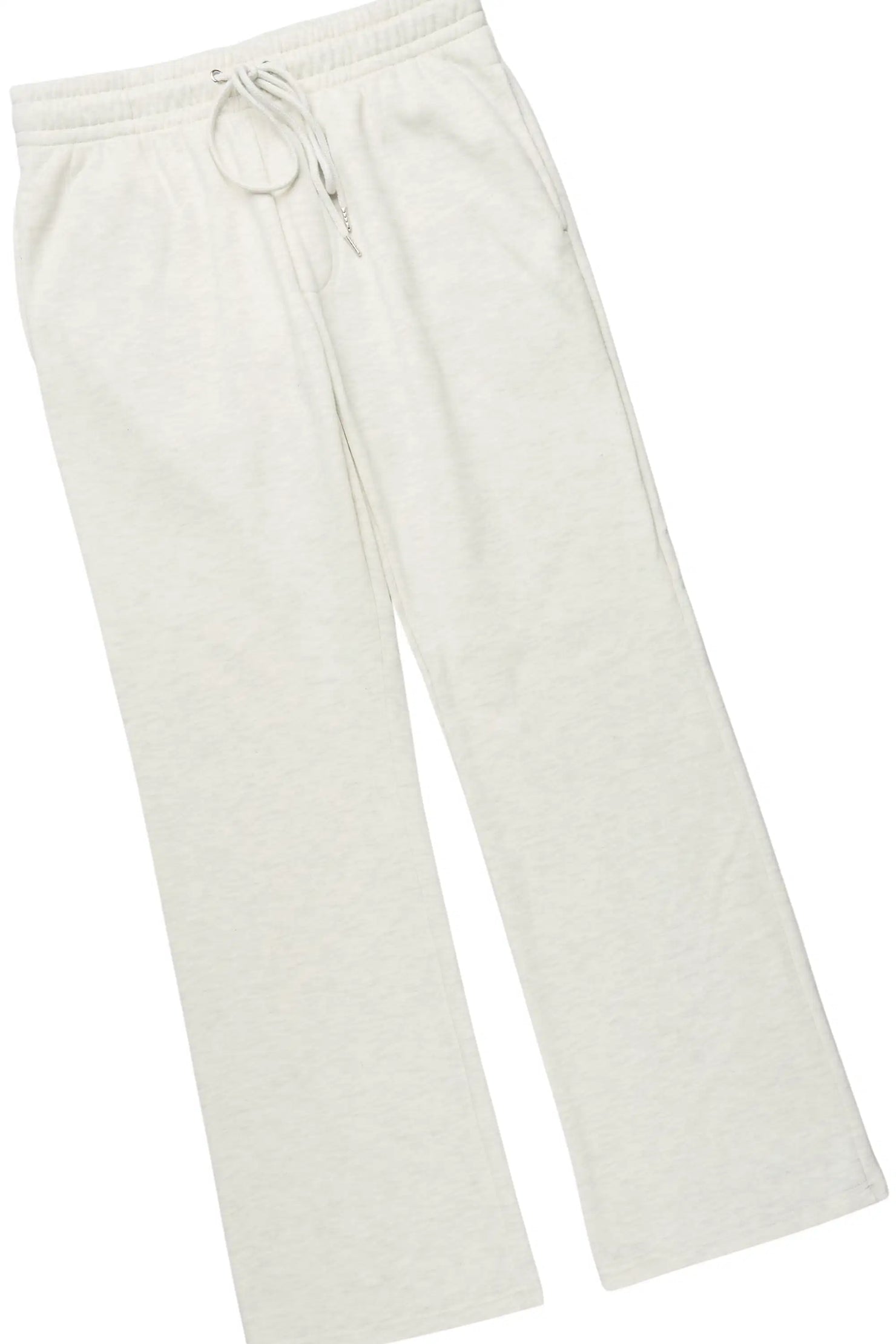 Basic Light Oatmeal Hoodie Relaxed Track Set