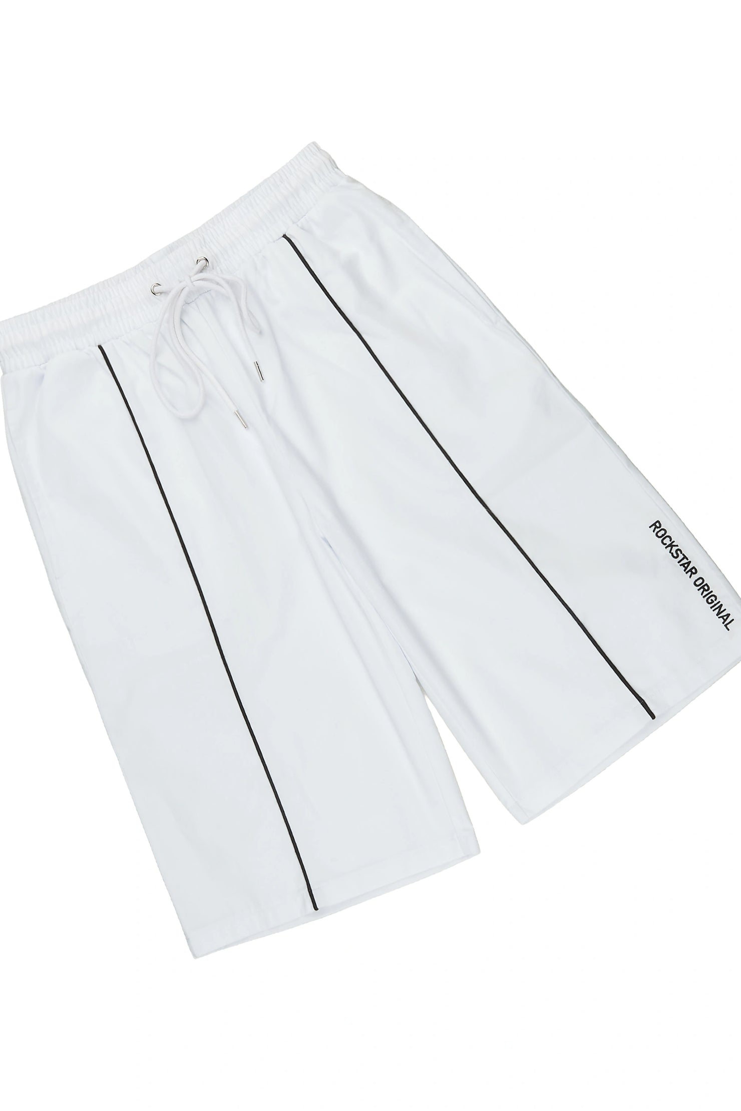 Izan White Zip Up Short Sleeve Twill Short Set