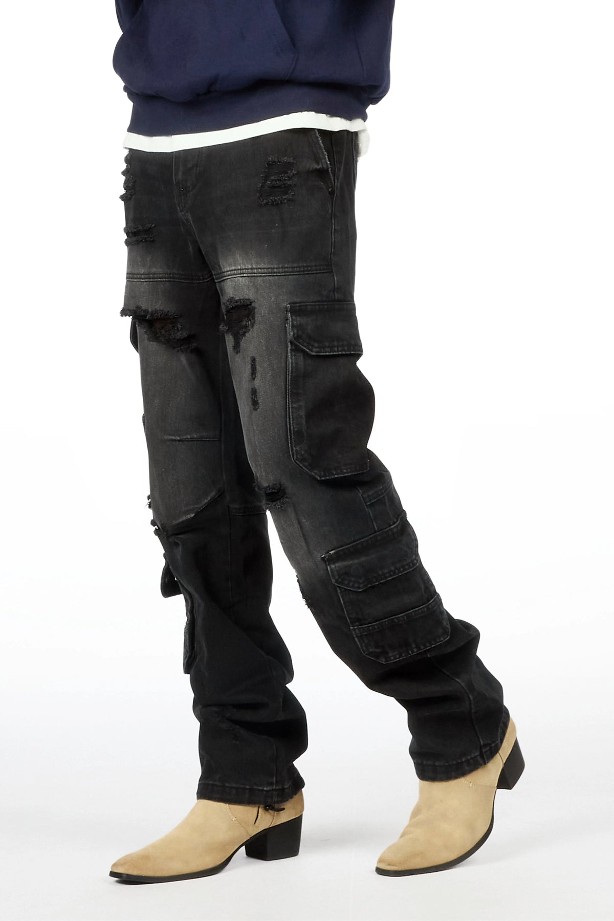 Sylvie Black Straight Fit Jean