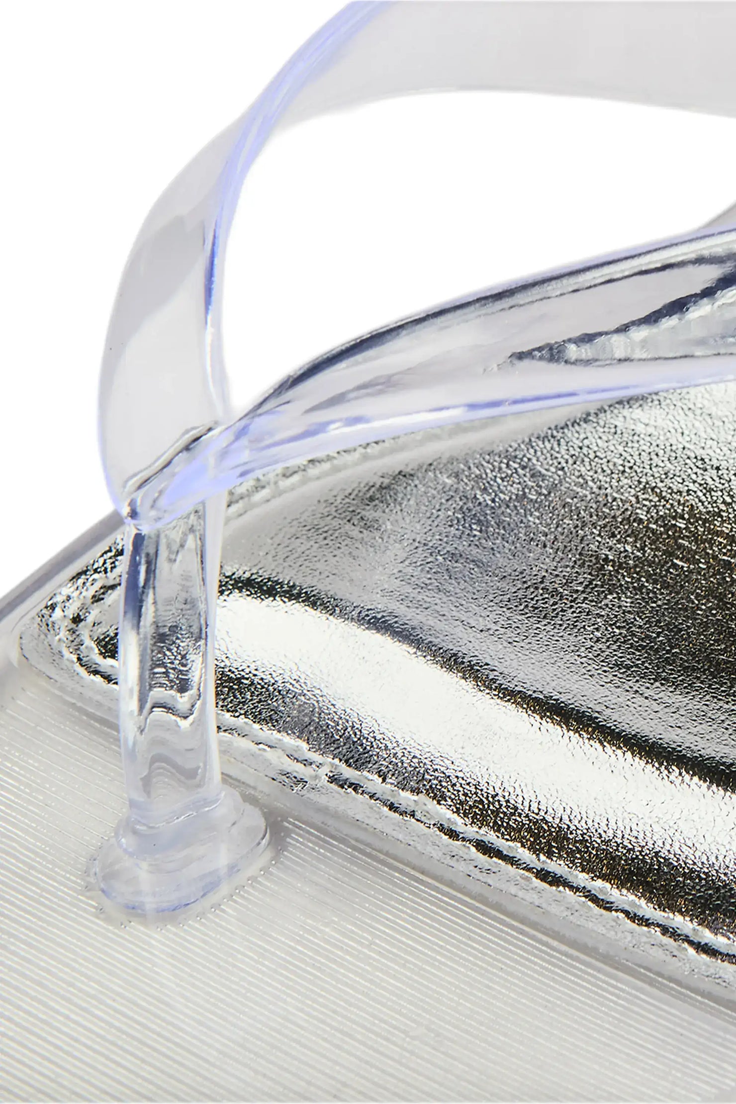 Donavana Clear Heeled Thong Sandal