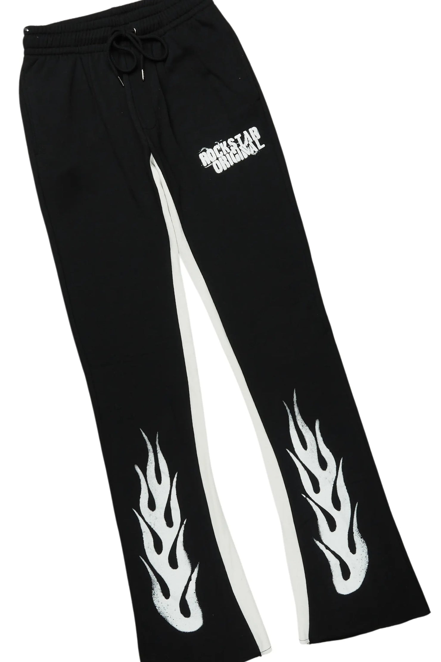 Banyan Black/White Hoodie/Baggy Fit Pant Set