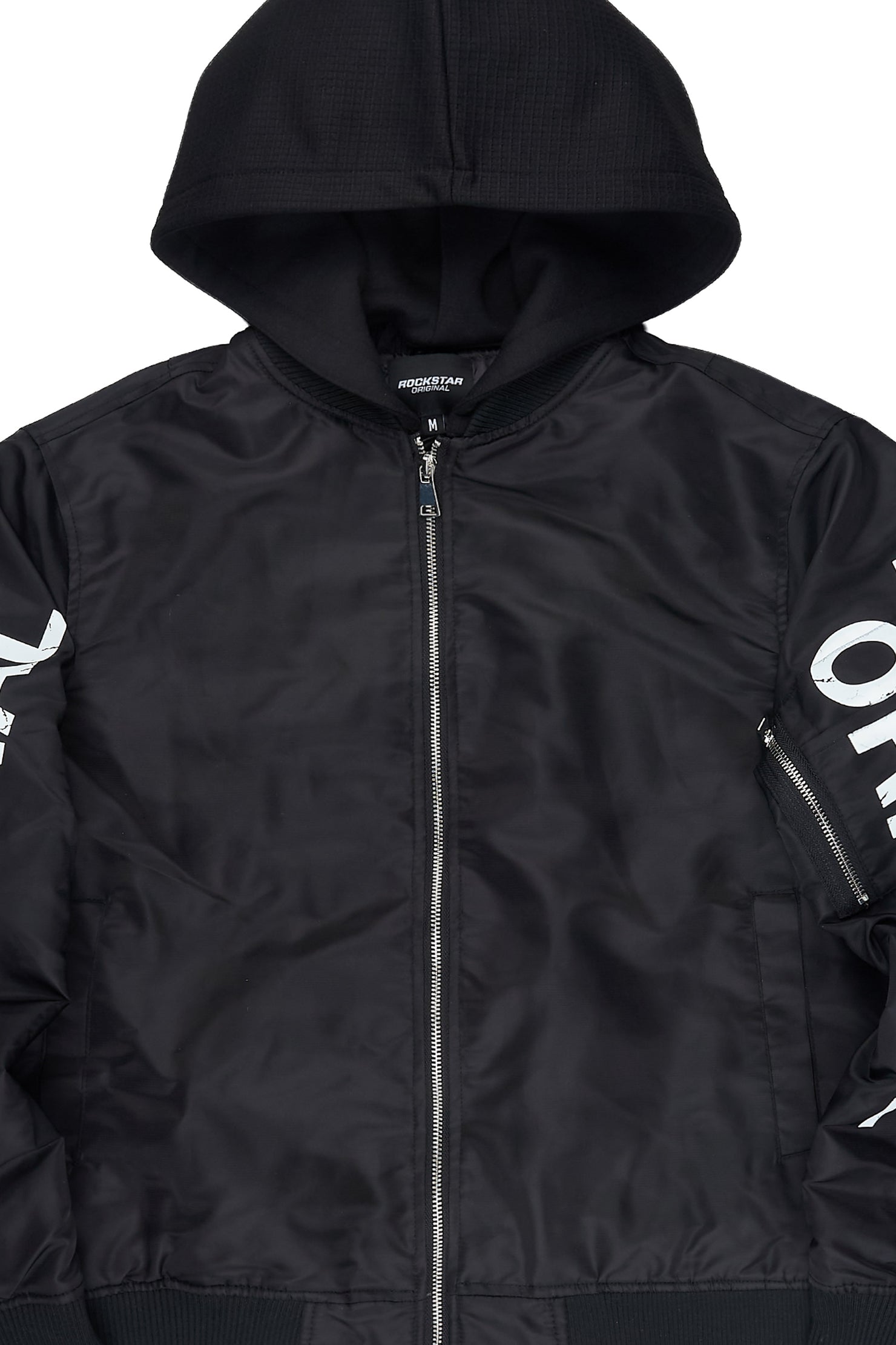 Aldrin Black Bomber Jacket