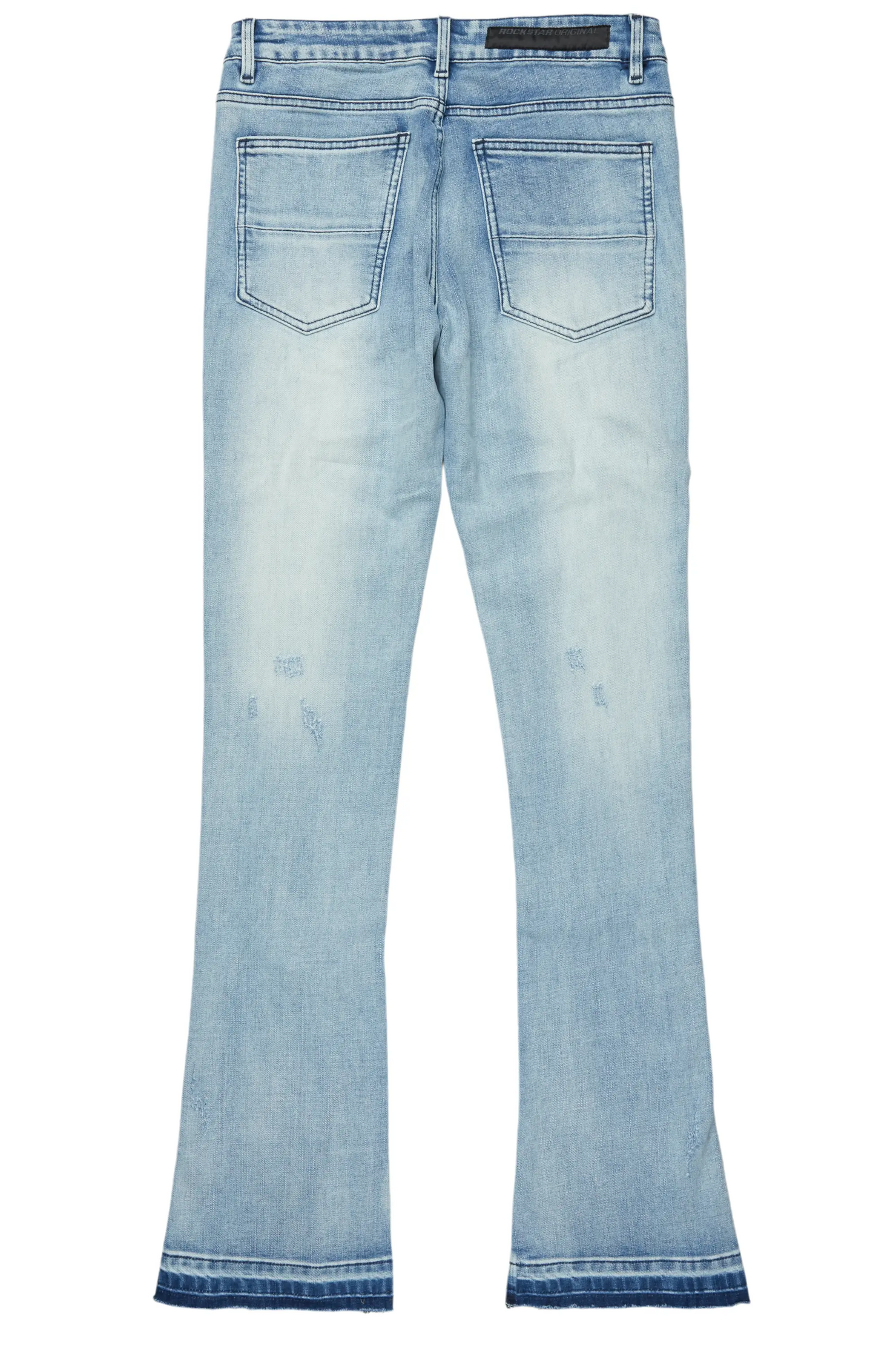 Rani Blue Stacked Flare Jean