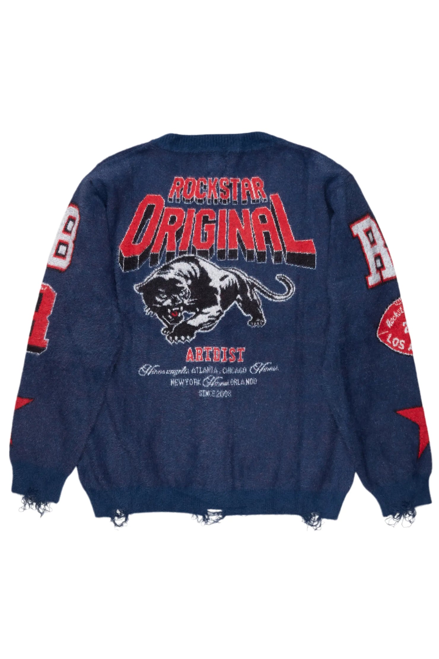 Delling Navy Knit Sweater